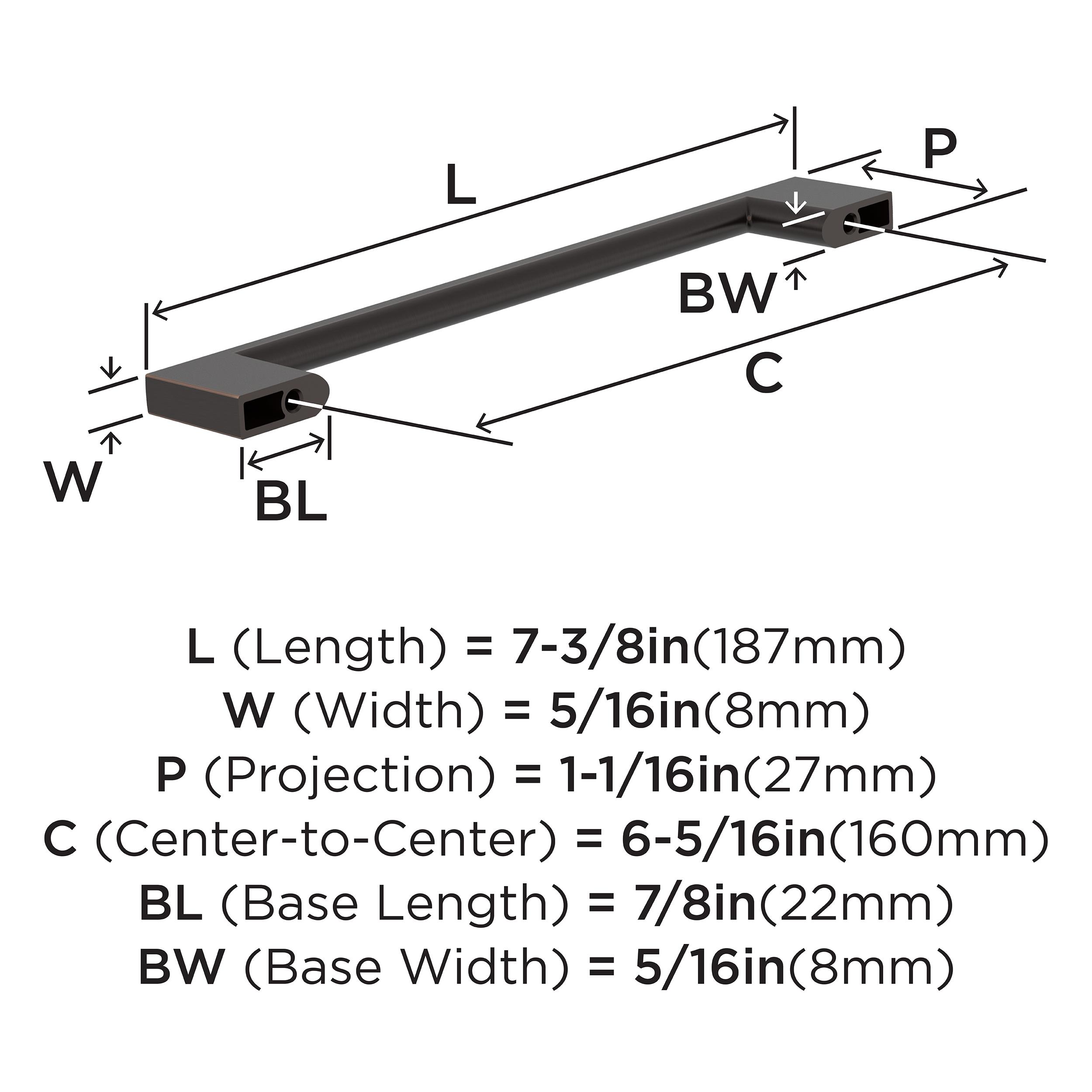 Amerock 10BX37133ORB Cabinet-Pulls - View #4