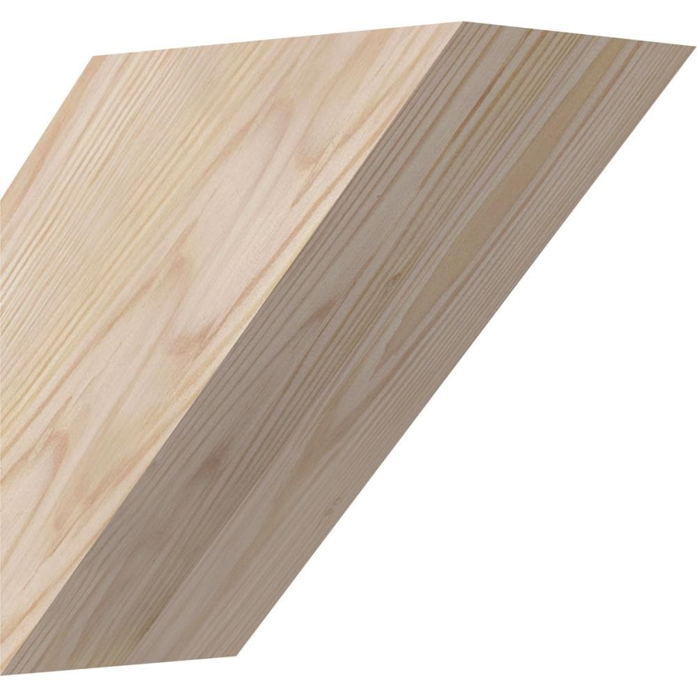Ekena Millwork BRC06X10X10TRA00SDF 5-1/2-in x 10-in x 10-in Douglas Fir Unfinished Wood Traditional smooth