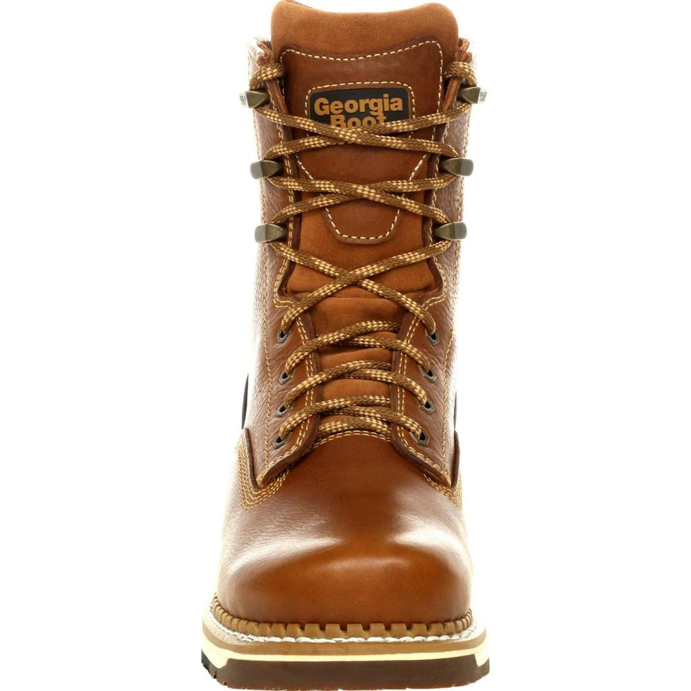 Georgia Boot Mens Brown No (Not Recommended For Wet Areas) Work Boots ...