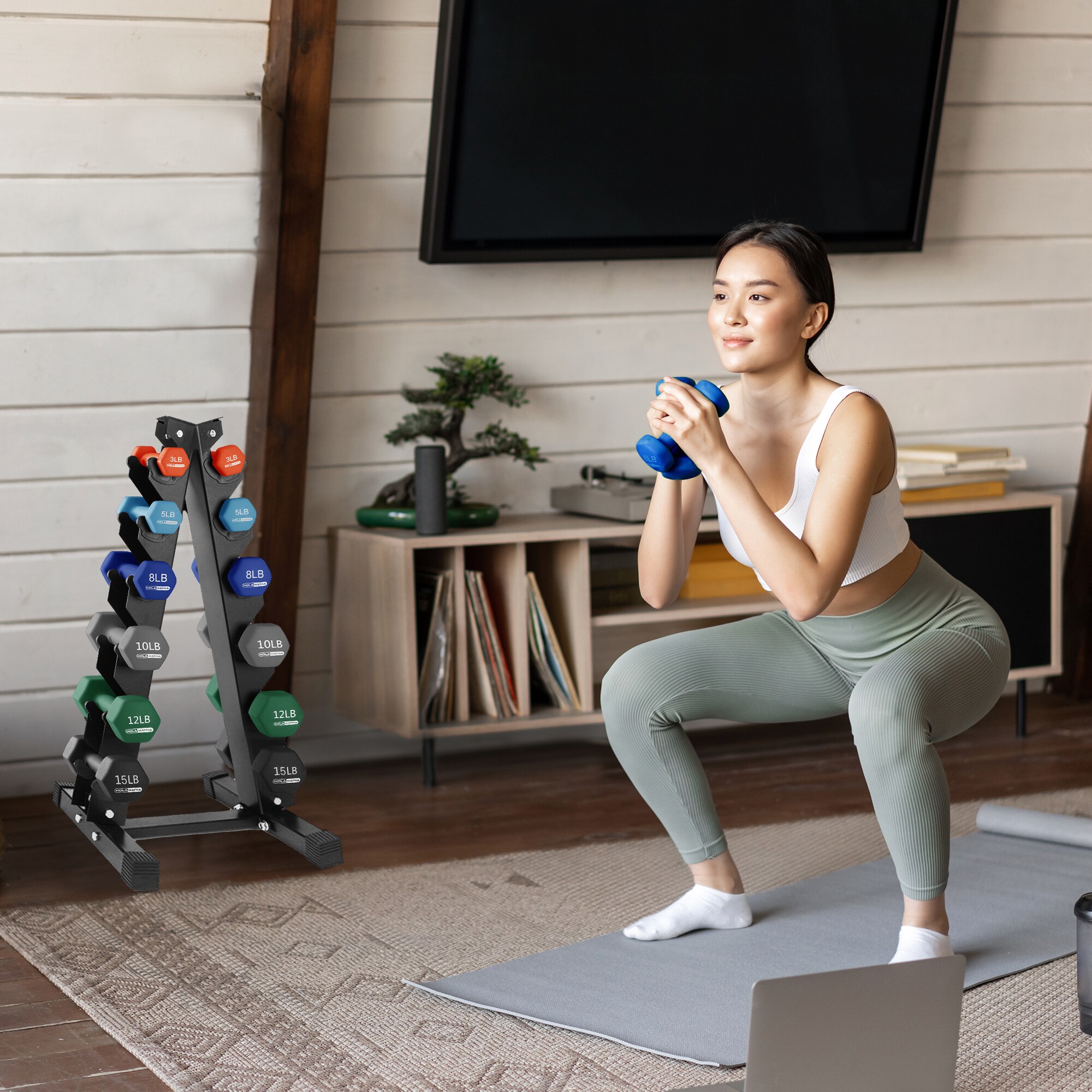 HolaHatha 396478 dumbbells - View #6