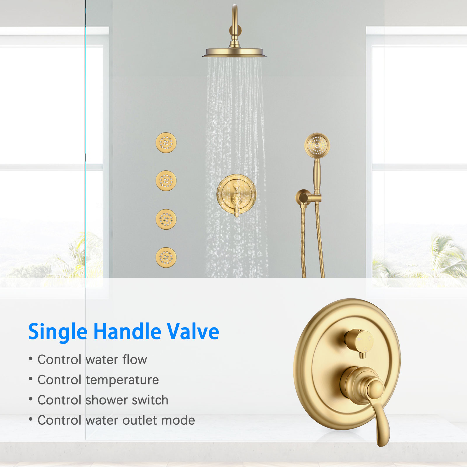 Mondawe MD-KL33589 Showerhead-Bar-Panels - View #3