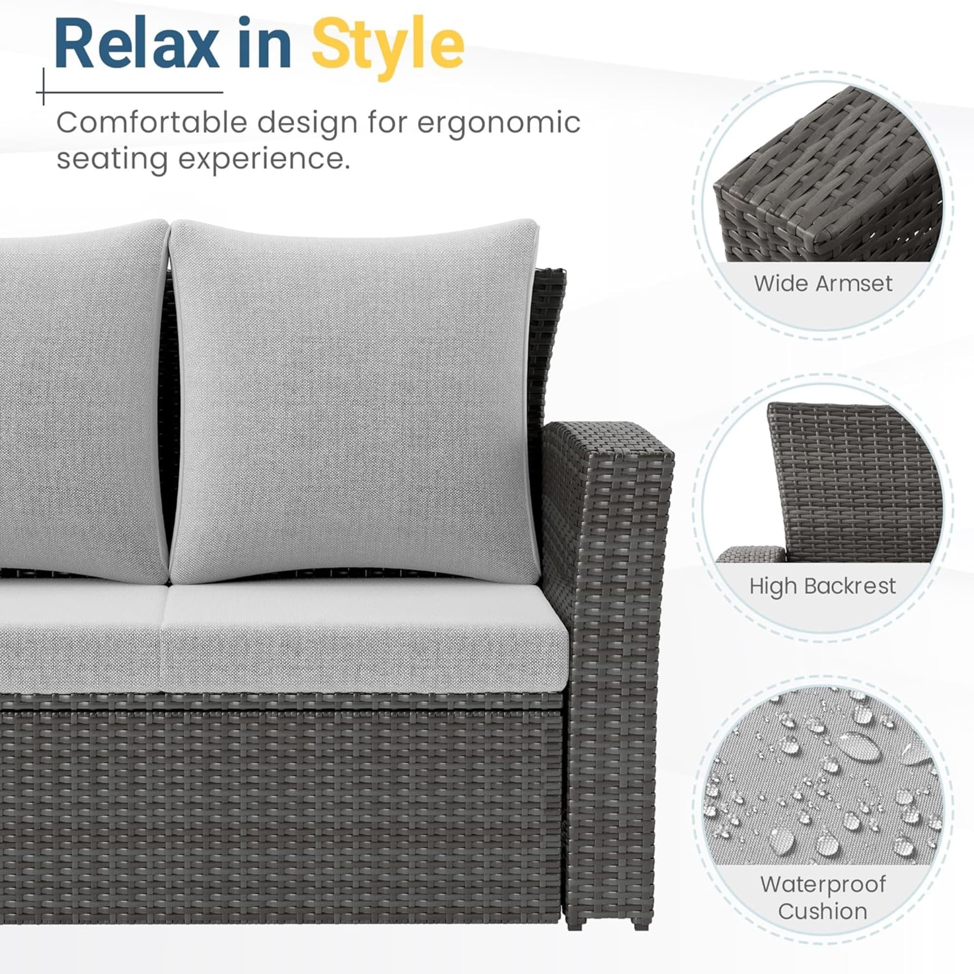 Mondawe MO-TB-55184 Patio-Sofas-Daybeds - View #3