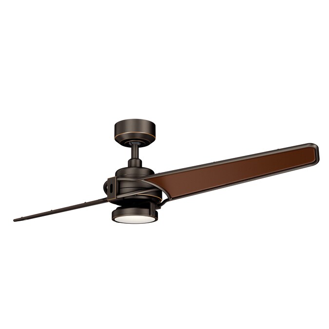 Kichler Xety 56 In Olde Bronze Indoor, 2 Blade Ceiling Fan With Light