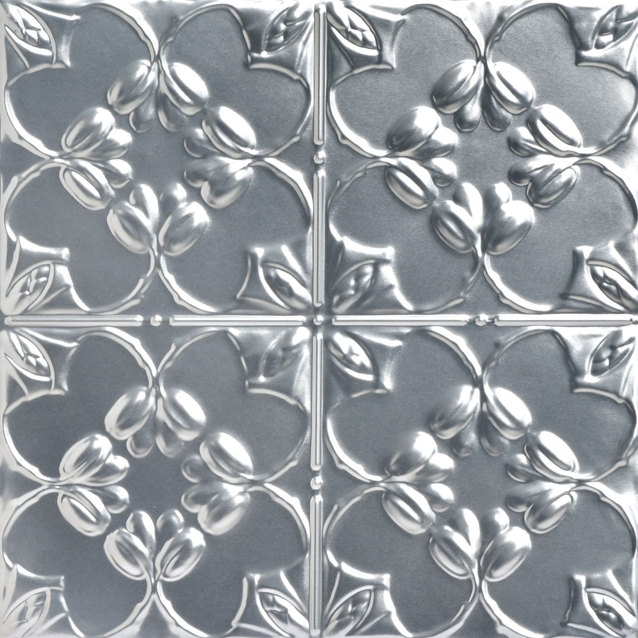 From Plain to Beautiful in Hours SK302-LAQ-24X24-D12 2-ft x 2-ft Lilac Lacquered Steel Steel Drop Ceiling Tile ( 12 -Pack, 48-Sq. Feet / Case )