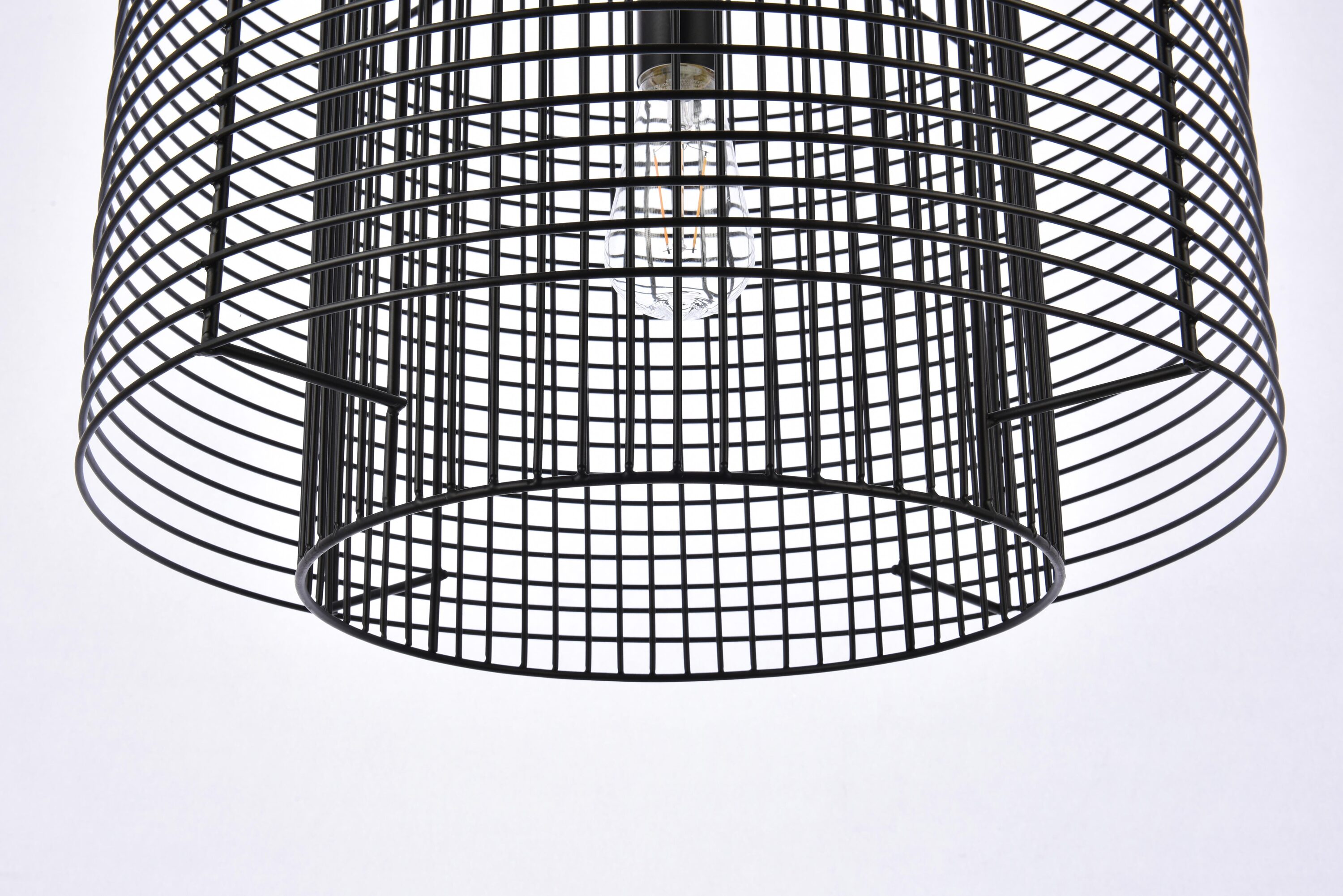 Deleon Black Iron Indoor/Outdoor LED Pendant Light