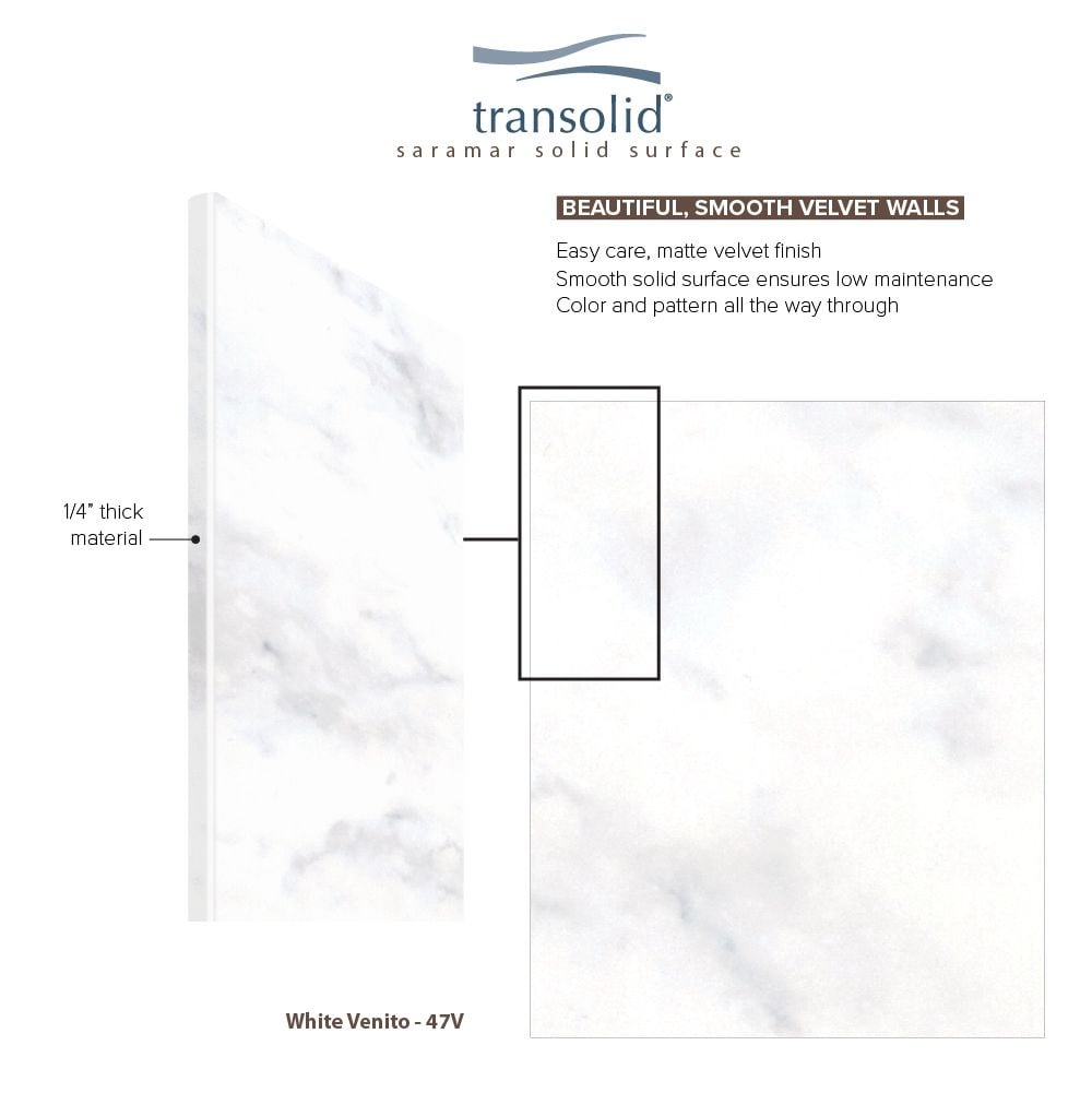 Transolid SWK603660-47V Bathtub-Wall-Surrounds - View #6