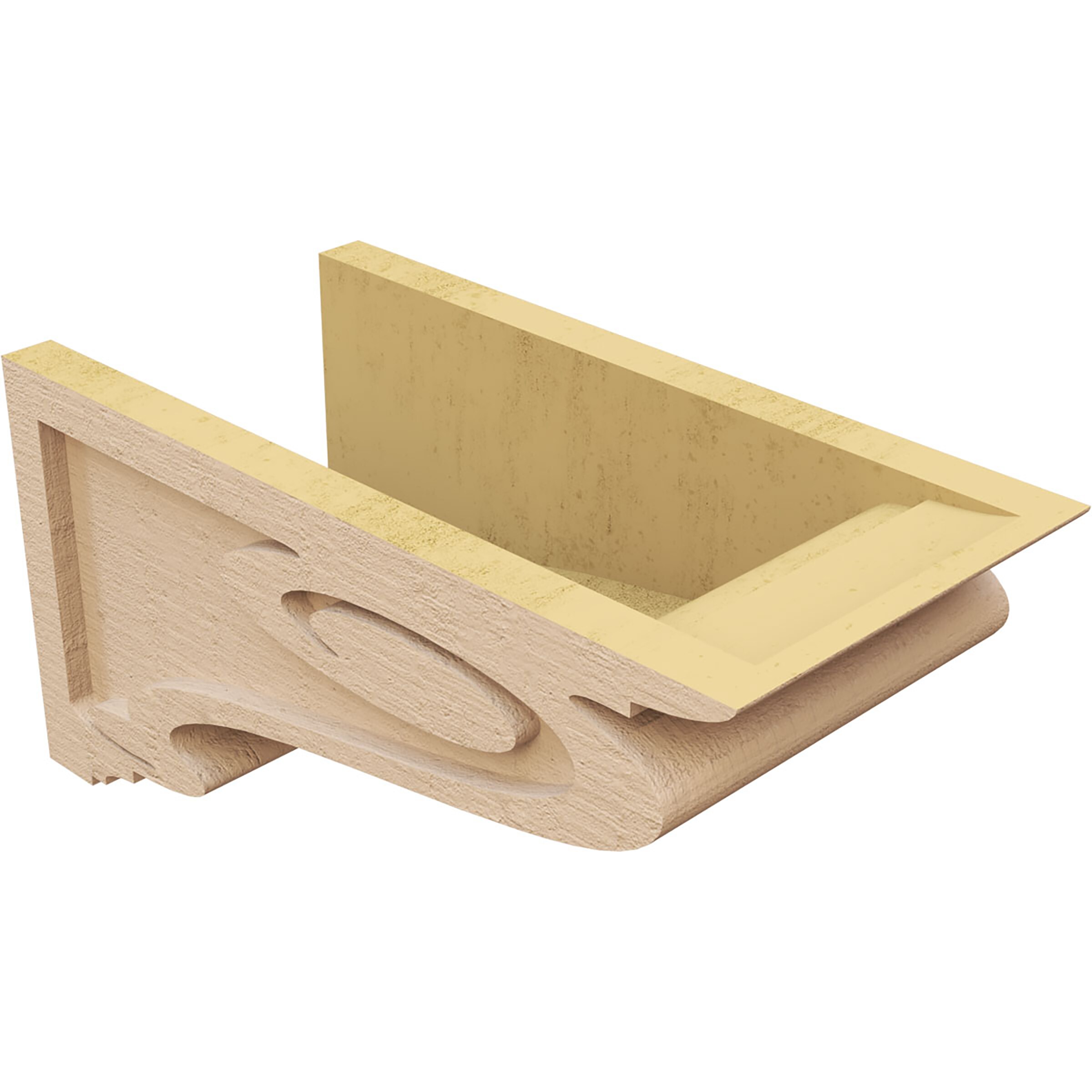 Ekena Millwork CORU08X16X08SCRRCPR corbels - View #5