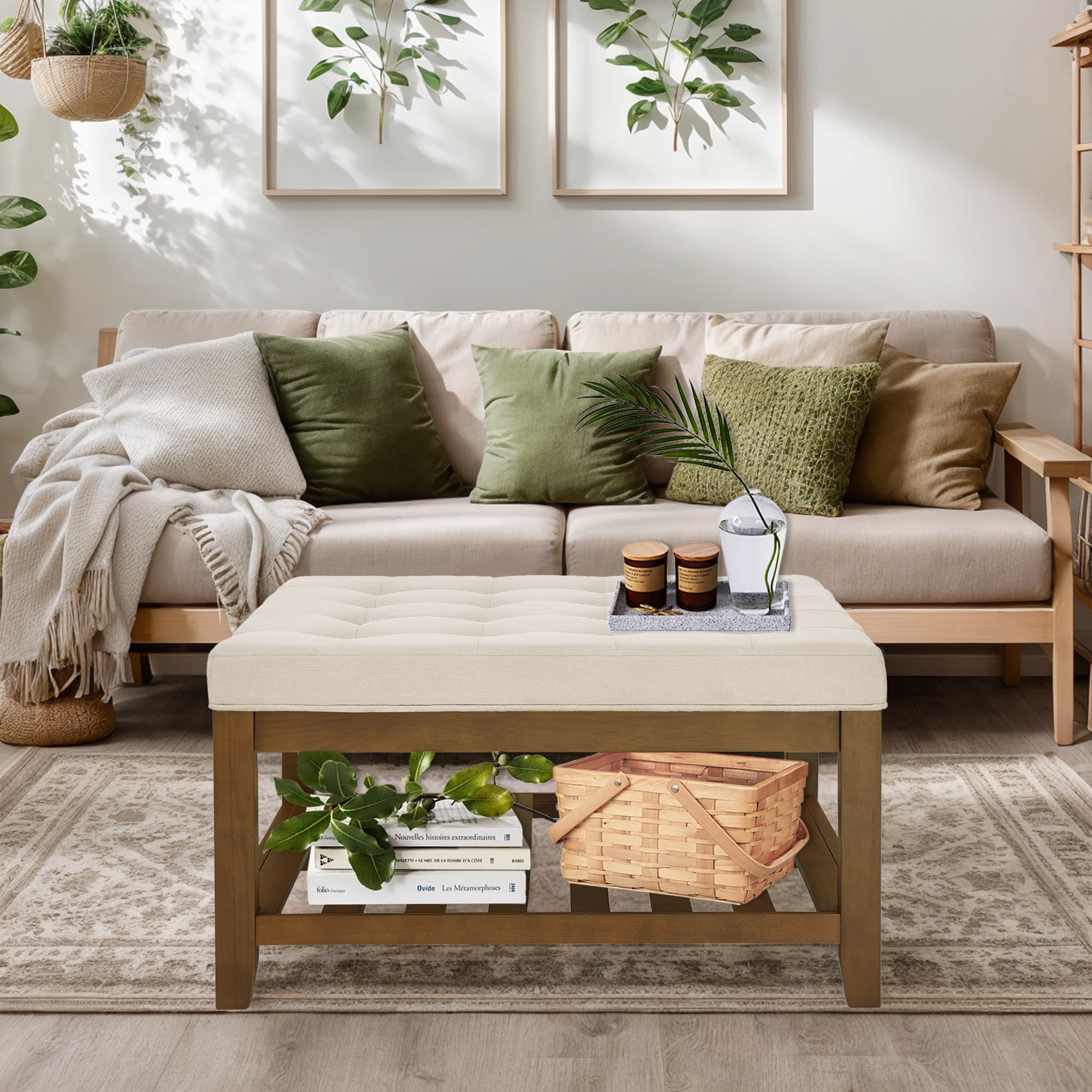 Hrinhom HC-W4109-IVORY Indoor-Ottomans - View #2