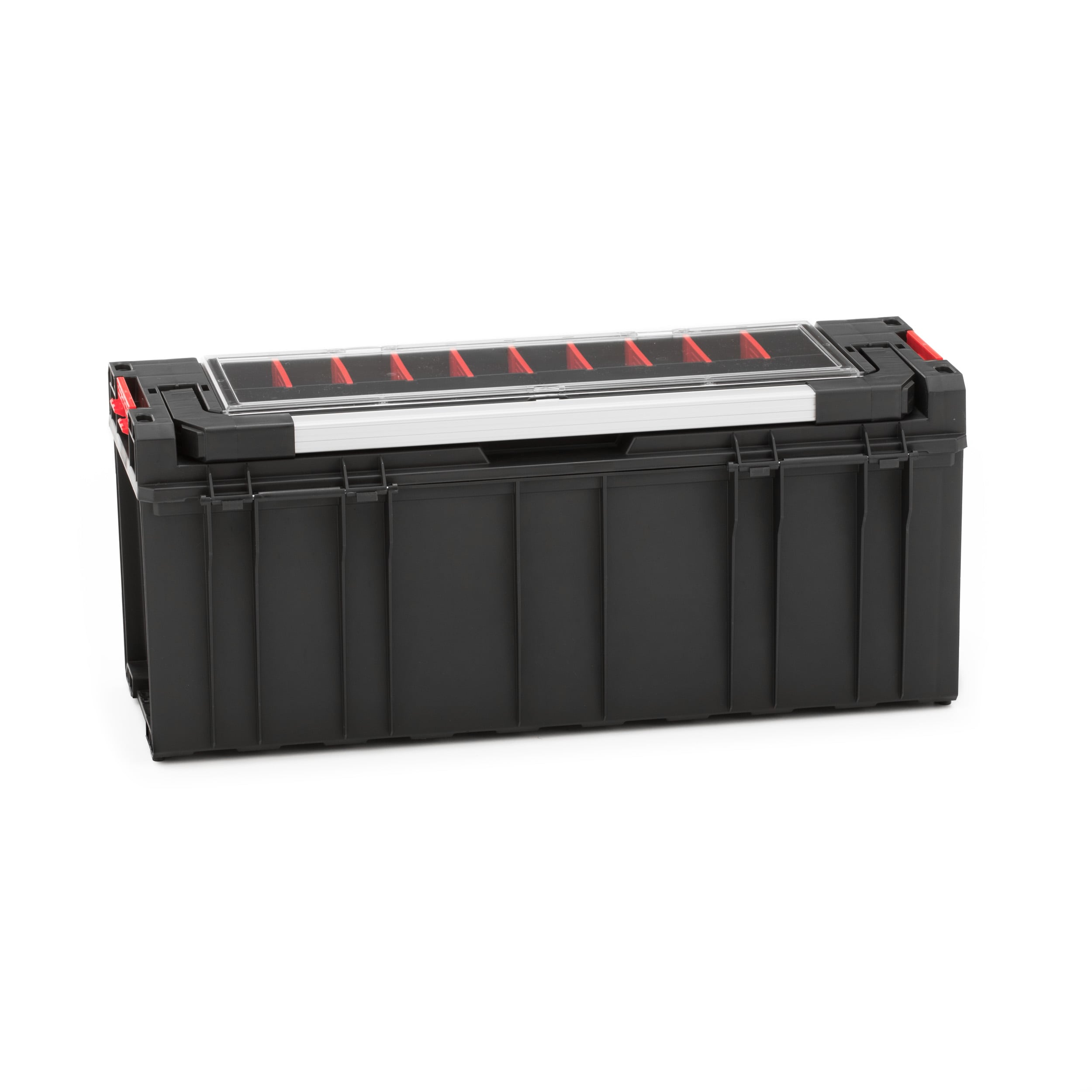 Qbrick System Pro 700 26.42-in Black Plastic Lockable Tool Box at