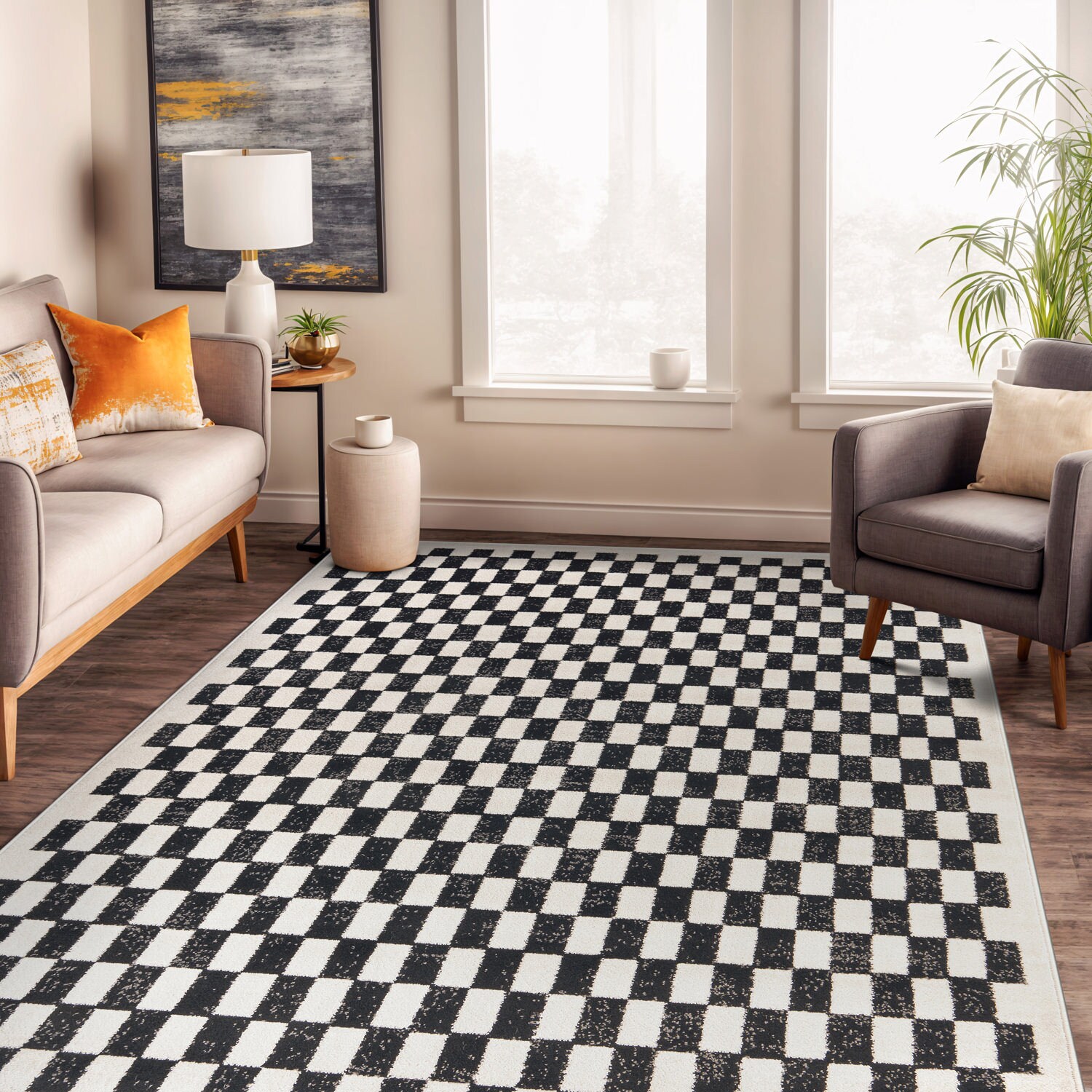 World Rug Gallery WR102BLACK5X7 rugs - View #2