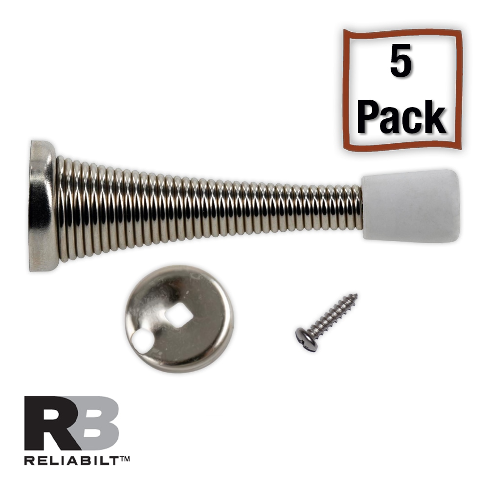 RELIABILT 6-in Grey Wedge Door Stop in the Door Stops department at