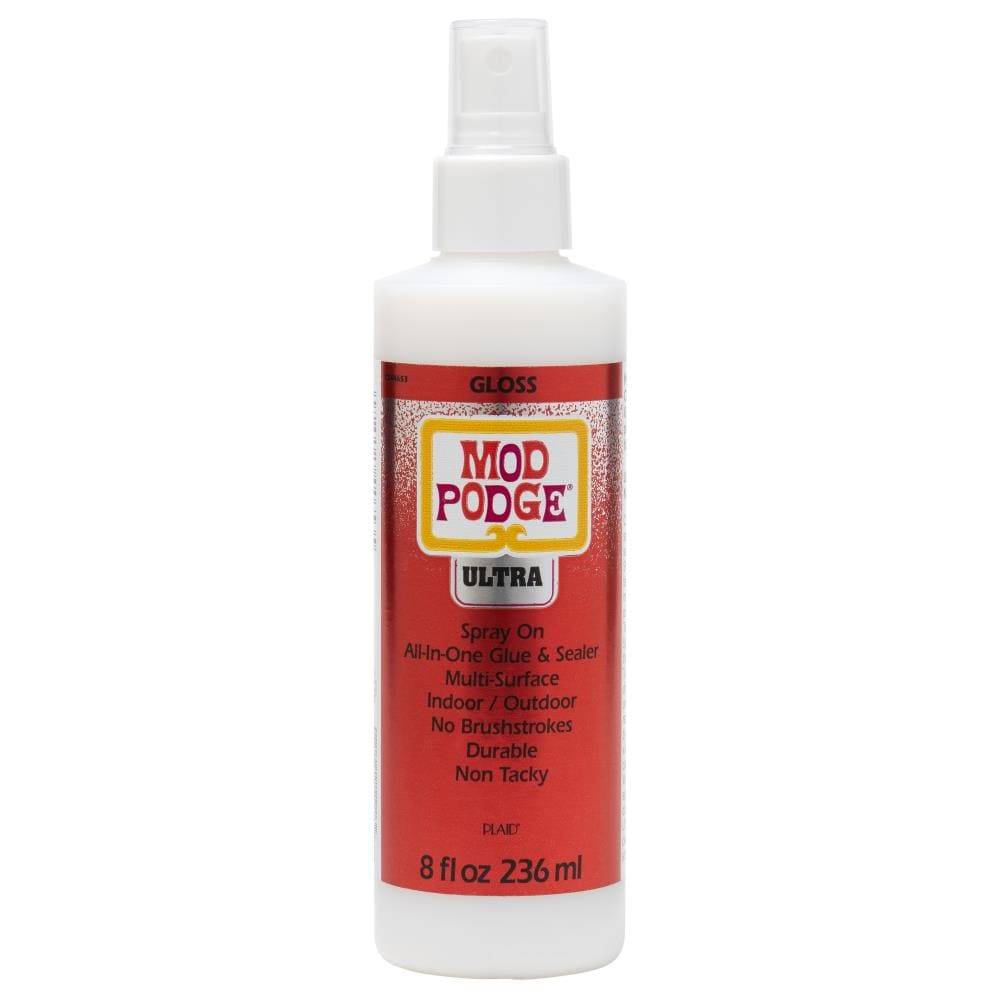 Plaid Mod Podge Ultra Spray Adhesive 8-oz Gloss - Quick Dry, Non-Toxic,  Multi-Surface, Arts & Crafts in the Spray Adhesive department at