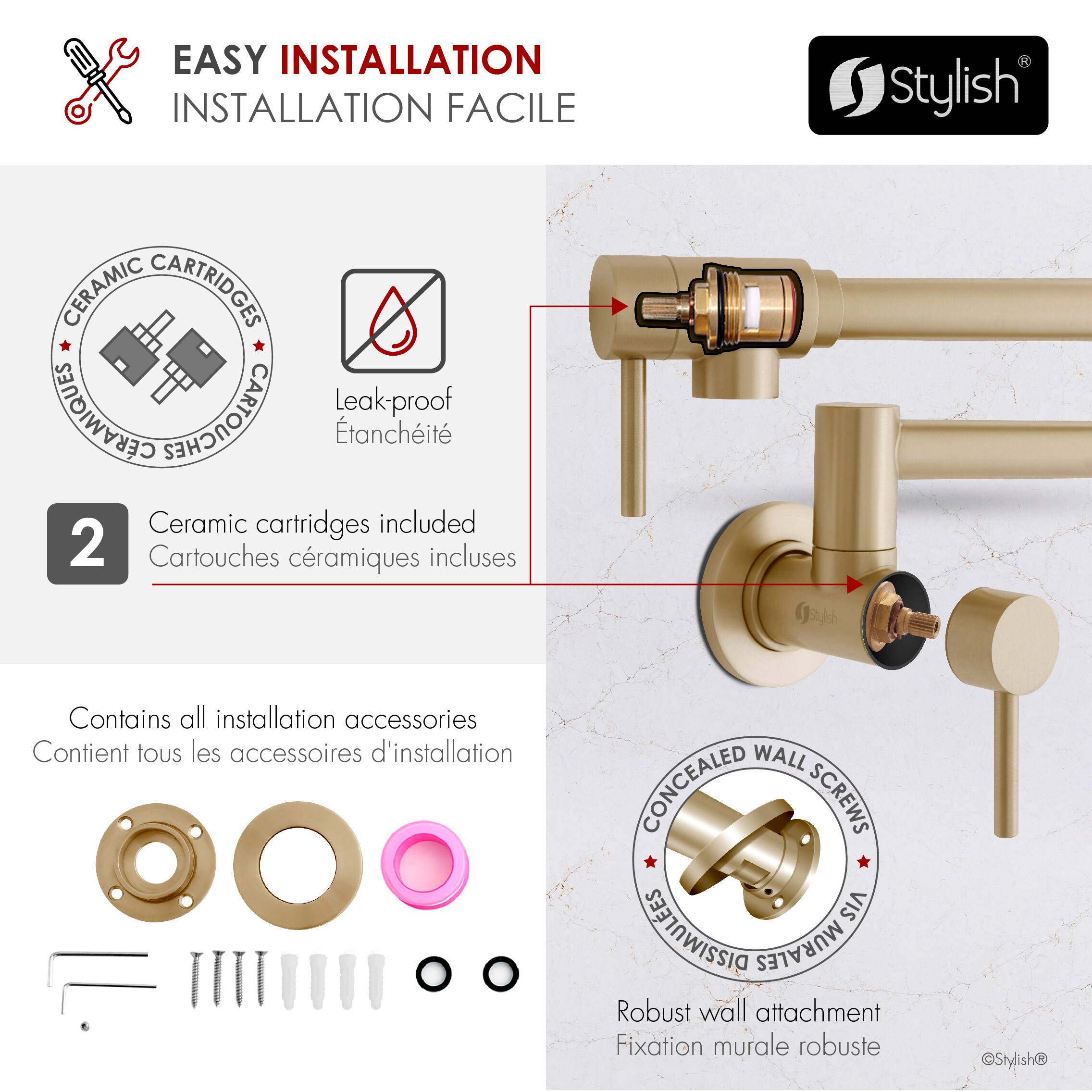 Stylish K-145G Kitchen-Faucets - View #8