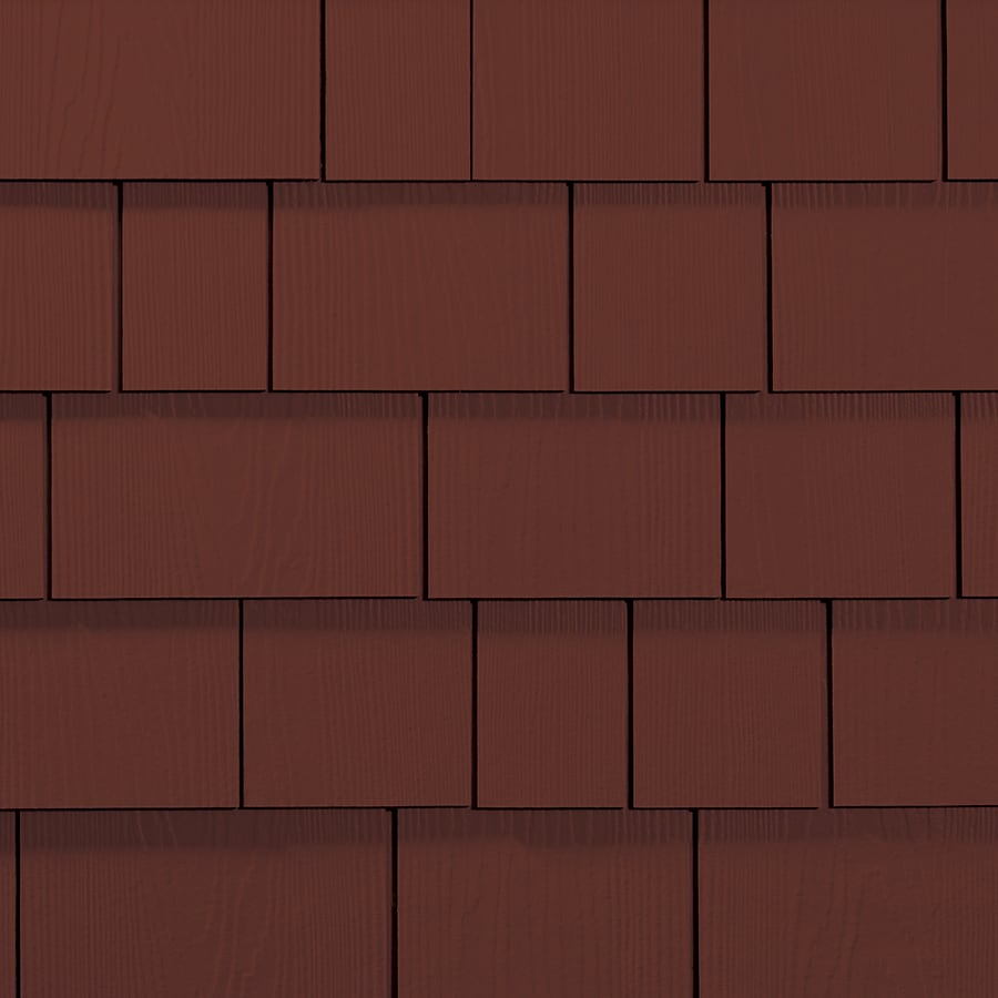 James Hardie Colorplus Hz5 Hardieshingle 0 25 In X 15 25 In X 48 In Countrylane Red Fiber Cement