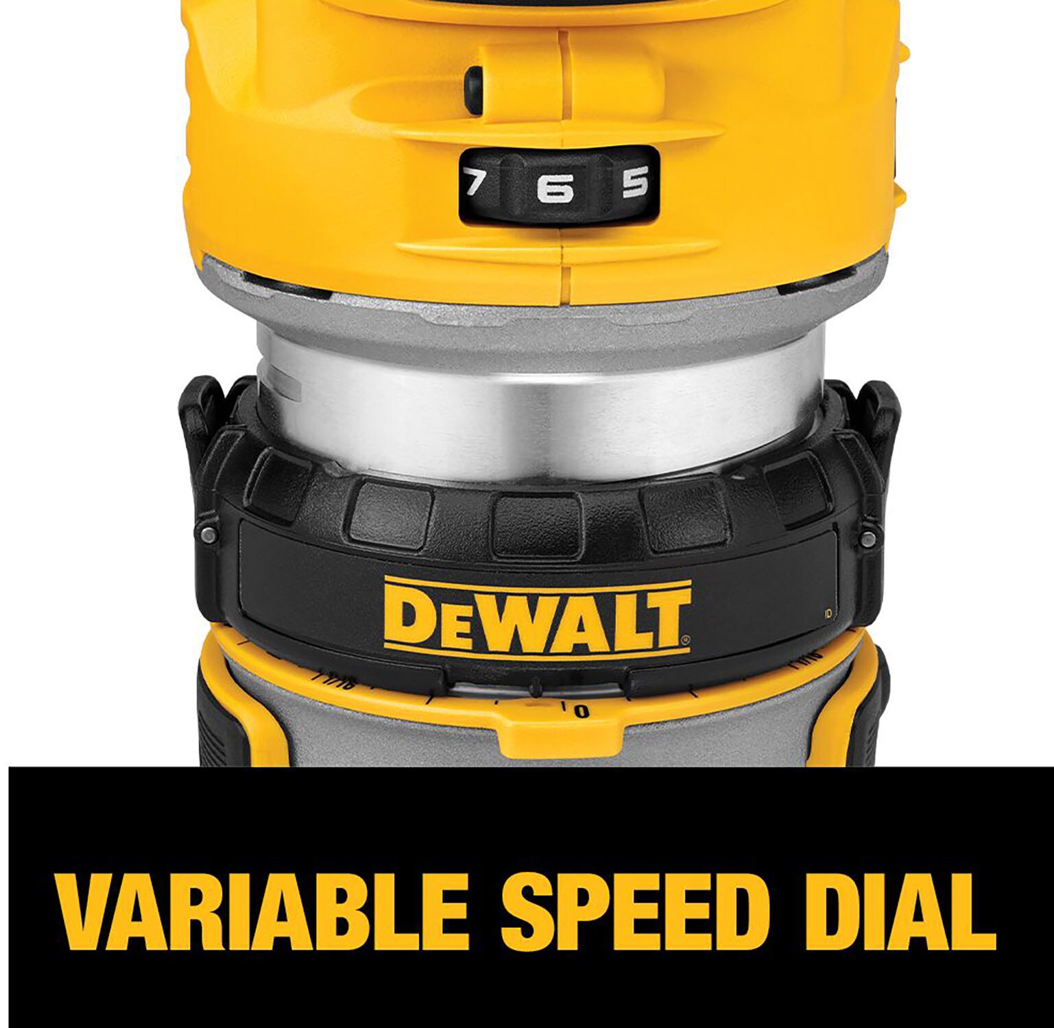 DEWALT XR 1/4-in Variable Speed Brushless Fixed Cordless Router (Bare Tool)