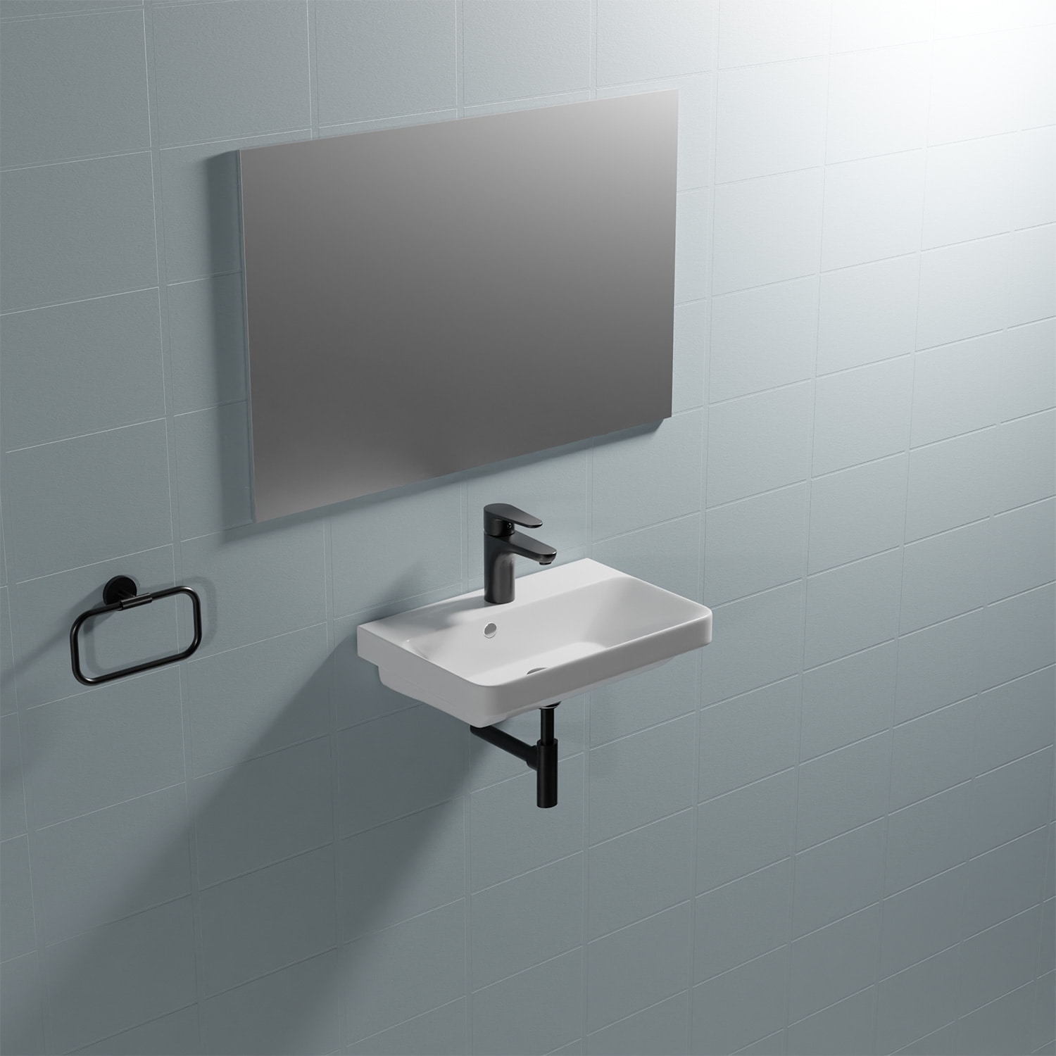 WS Bath Collections LUXURY 55.01 WG Bath-Sink - View #4