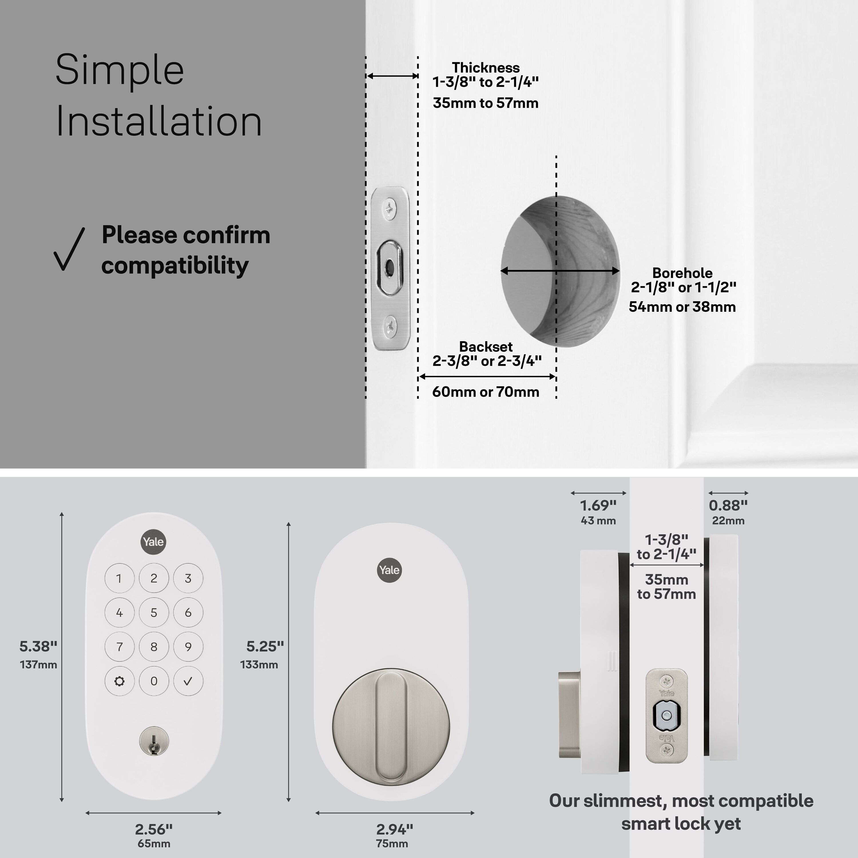Yale YRD510-MT1-SNW Electronic-Door-Locks - View #9