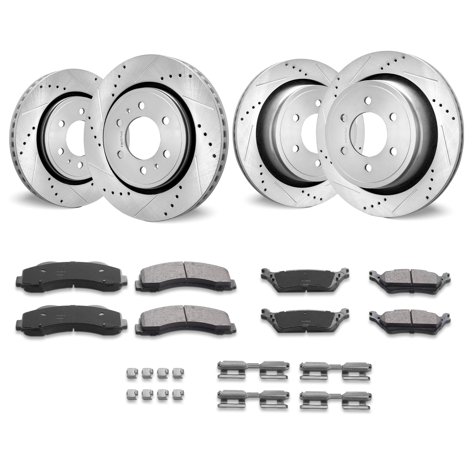 SVOPES SVOPESQCCCPTZ07772V0 Steel Brake service kit Silver