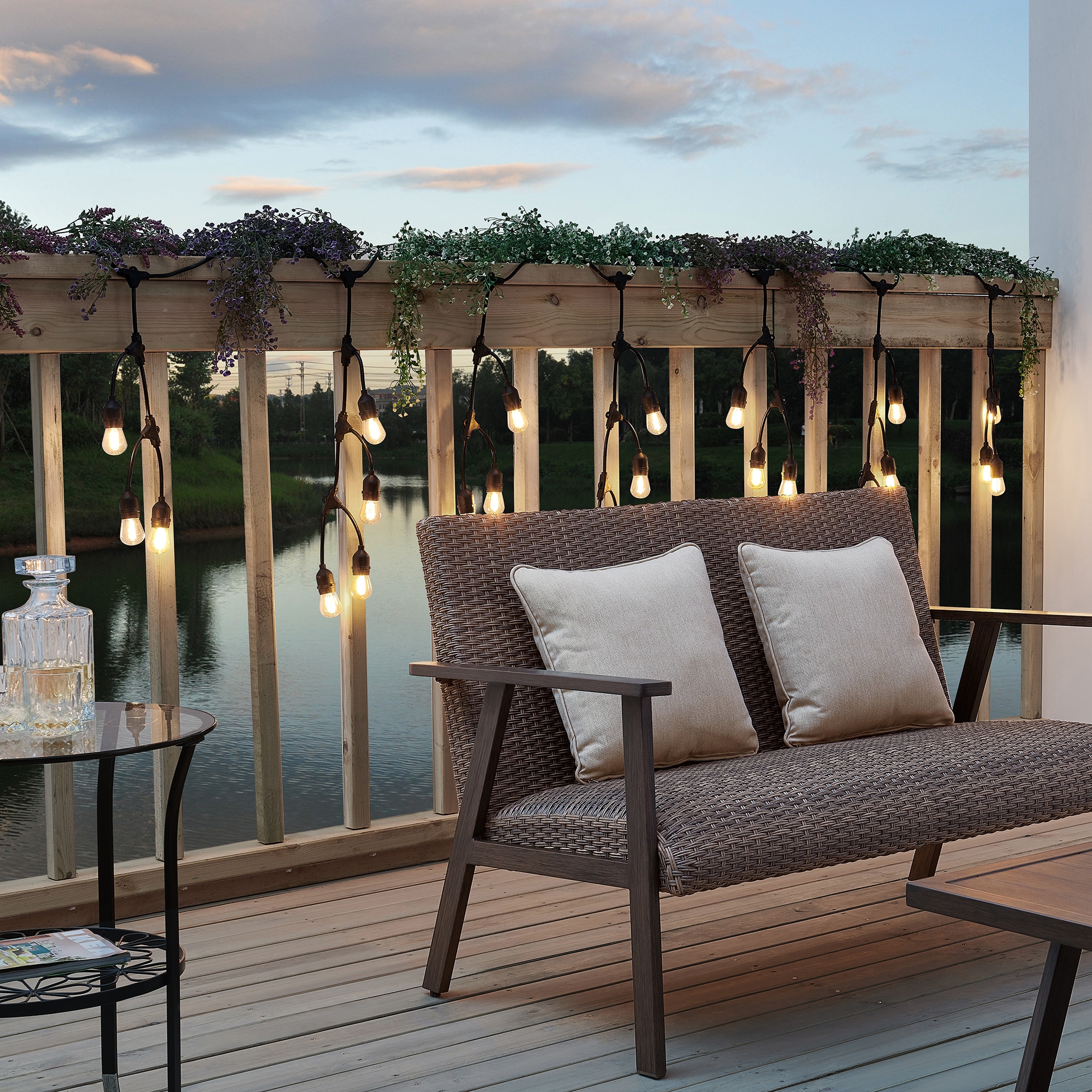 OVE Decors 15LST-FENC28-RBL Patio-String-Lights - View #5