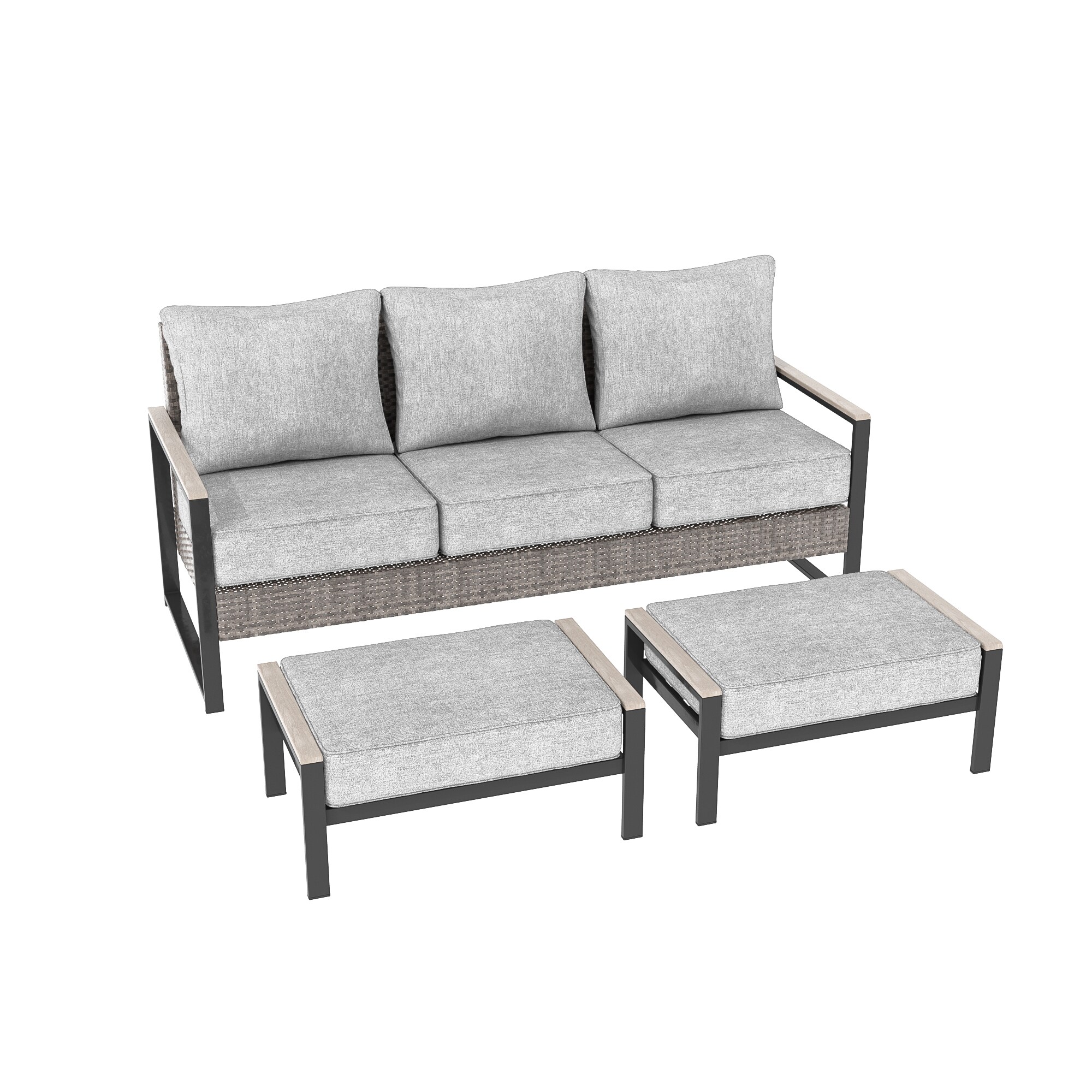 Sonkuki SD-R-HGY-120T2 Patio-Conversation-Sets - View #2
