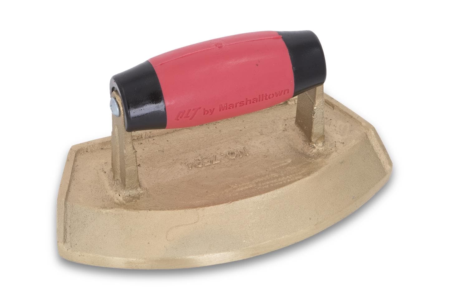 QLT by Marshalltown 7596 8-Inches x 4-Inches Bronze Concrete Edger with 0.75-Inches Radius