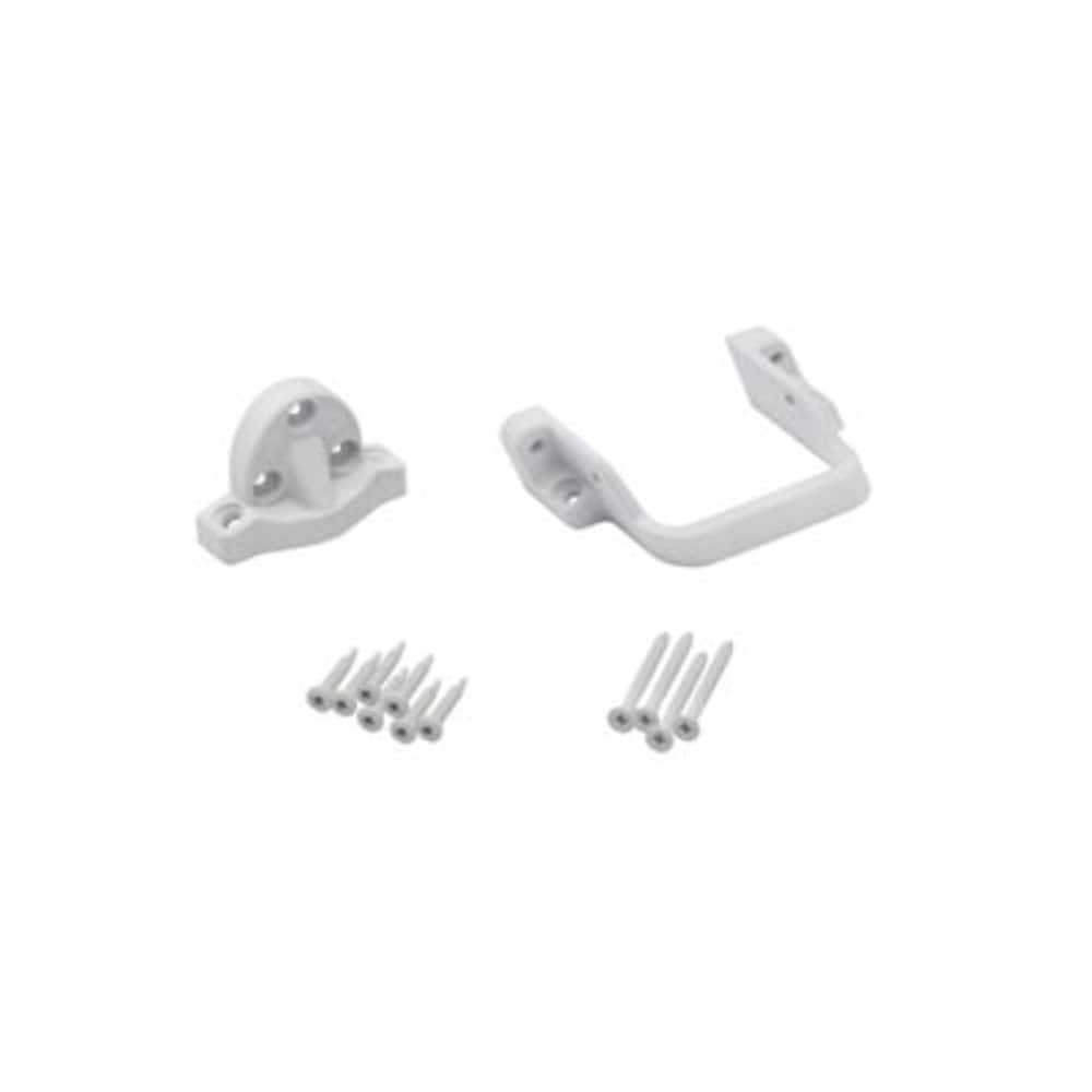 Trex TRL22LBKTKIT Select T-Rail 6-in x 1.25-in Classic White Unfinished Composite Exterior Handrail bracket