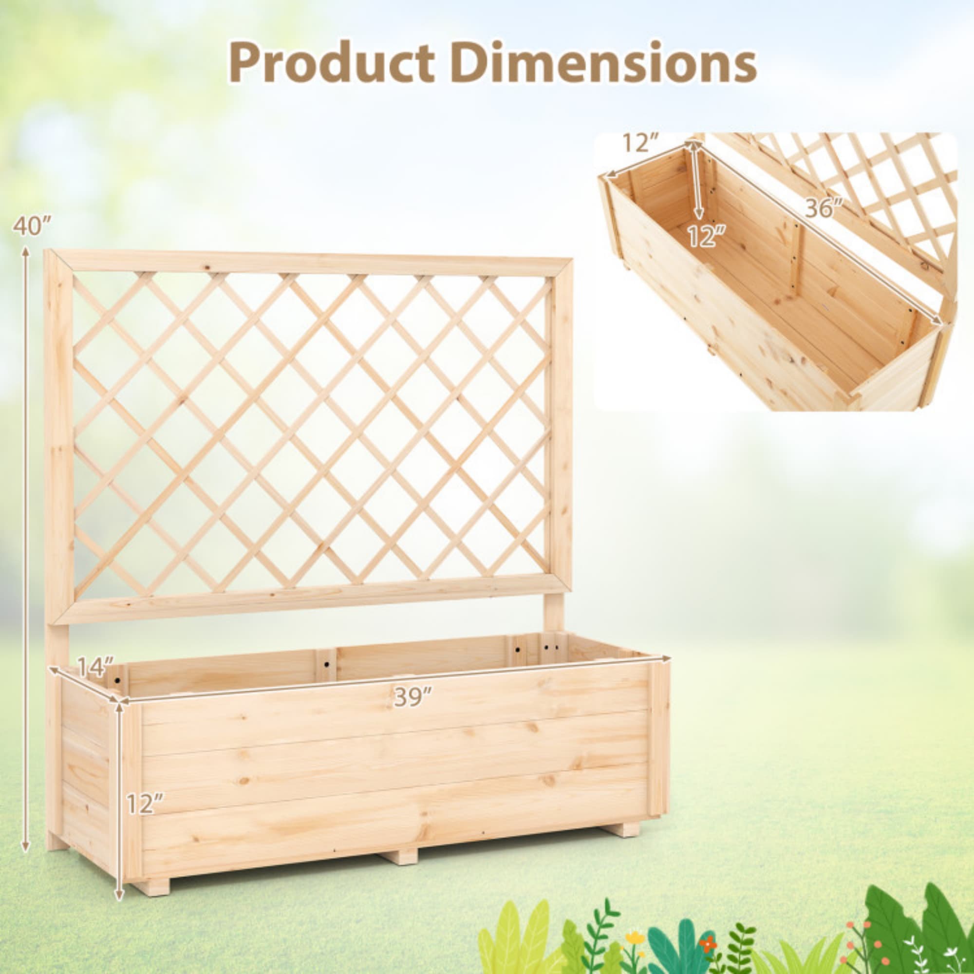 BABOOM BOM-2783107-OR Raised-Garden-Beds - View #5