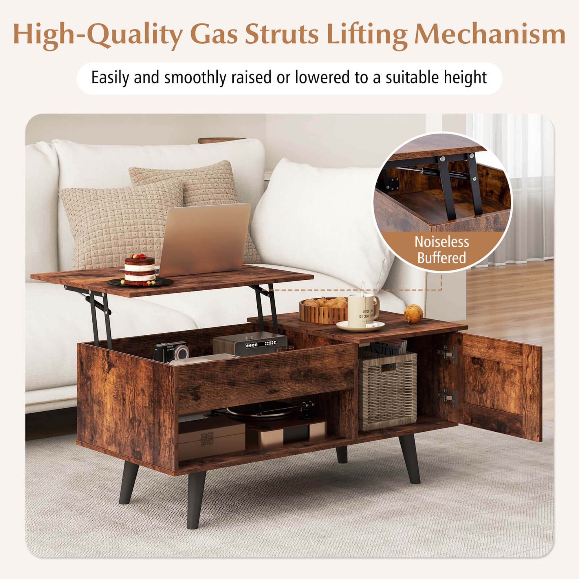 Costway HCST02853 Coffee-Tables - View #4