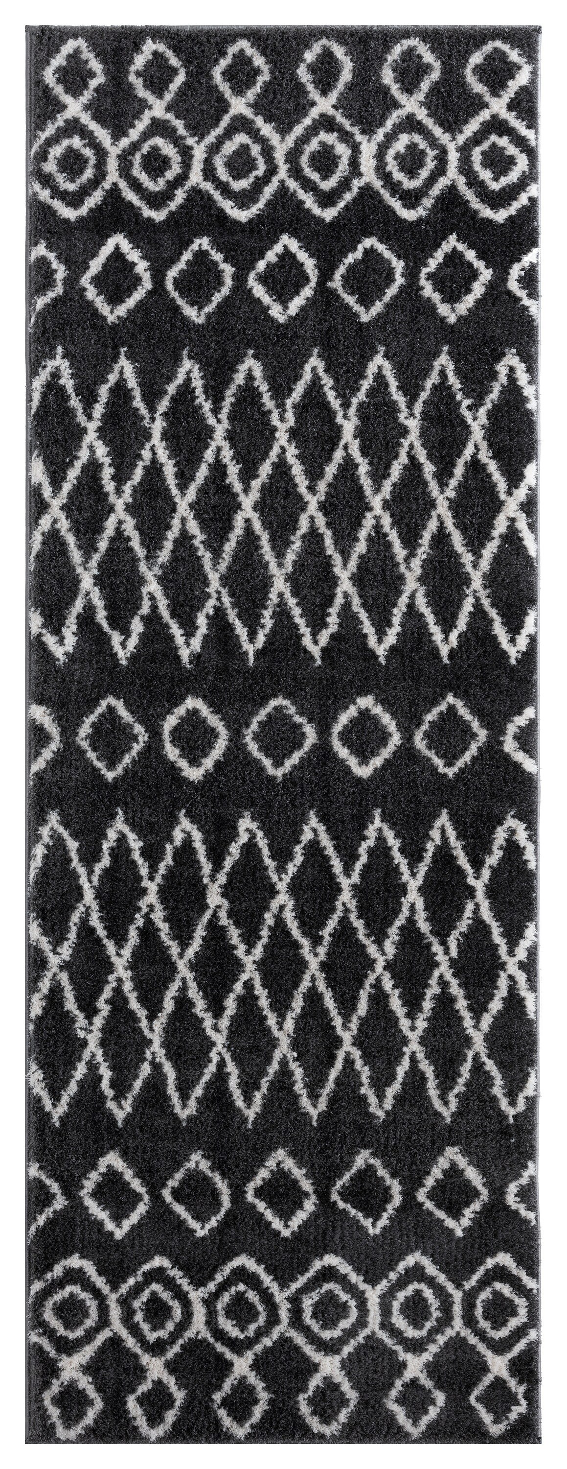 United Weavers Of America 1840 20177 28E Tranquility 3 x 8 (ft) Polyester Smoke Rectangular Indoor Geometric Area rug