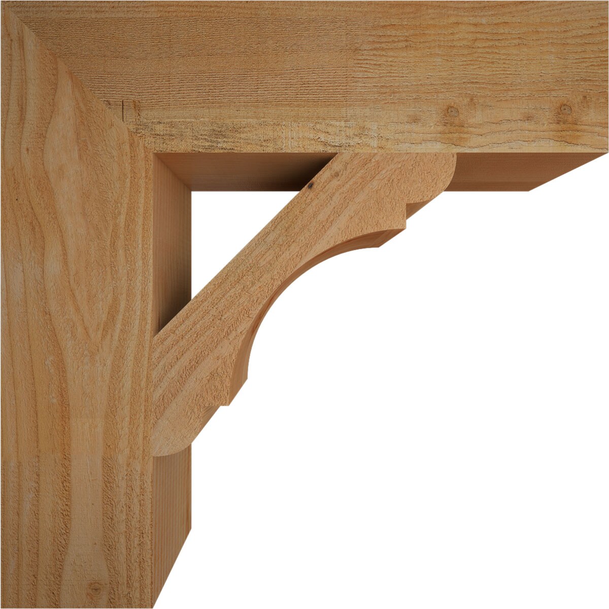 Ekena Millwork BKT06X24X24OLY05RDF Exterior-Brackets-Braces - View #3