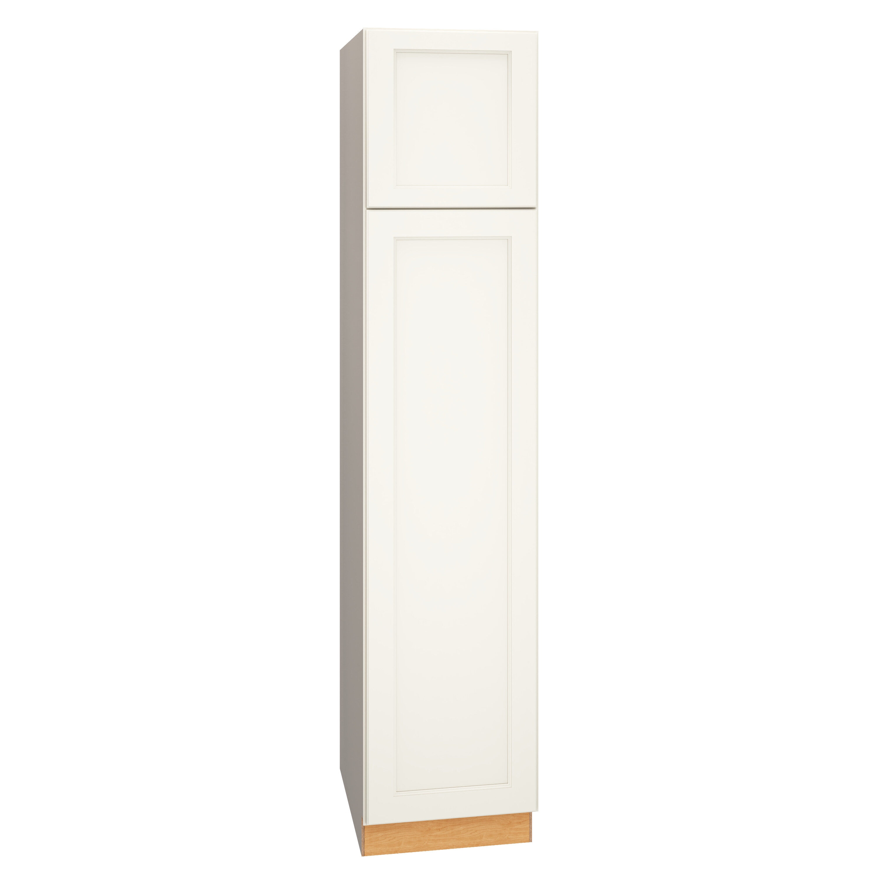 Diamond Express 325 U188424R Macaulay 18-in W x 84-in H x 24-in D White Pantry Fully assembled Plywood Cabinet (Recessed Panel Square)