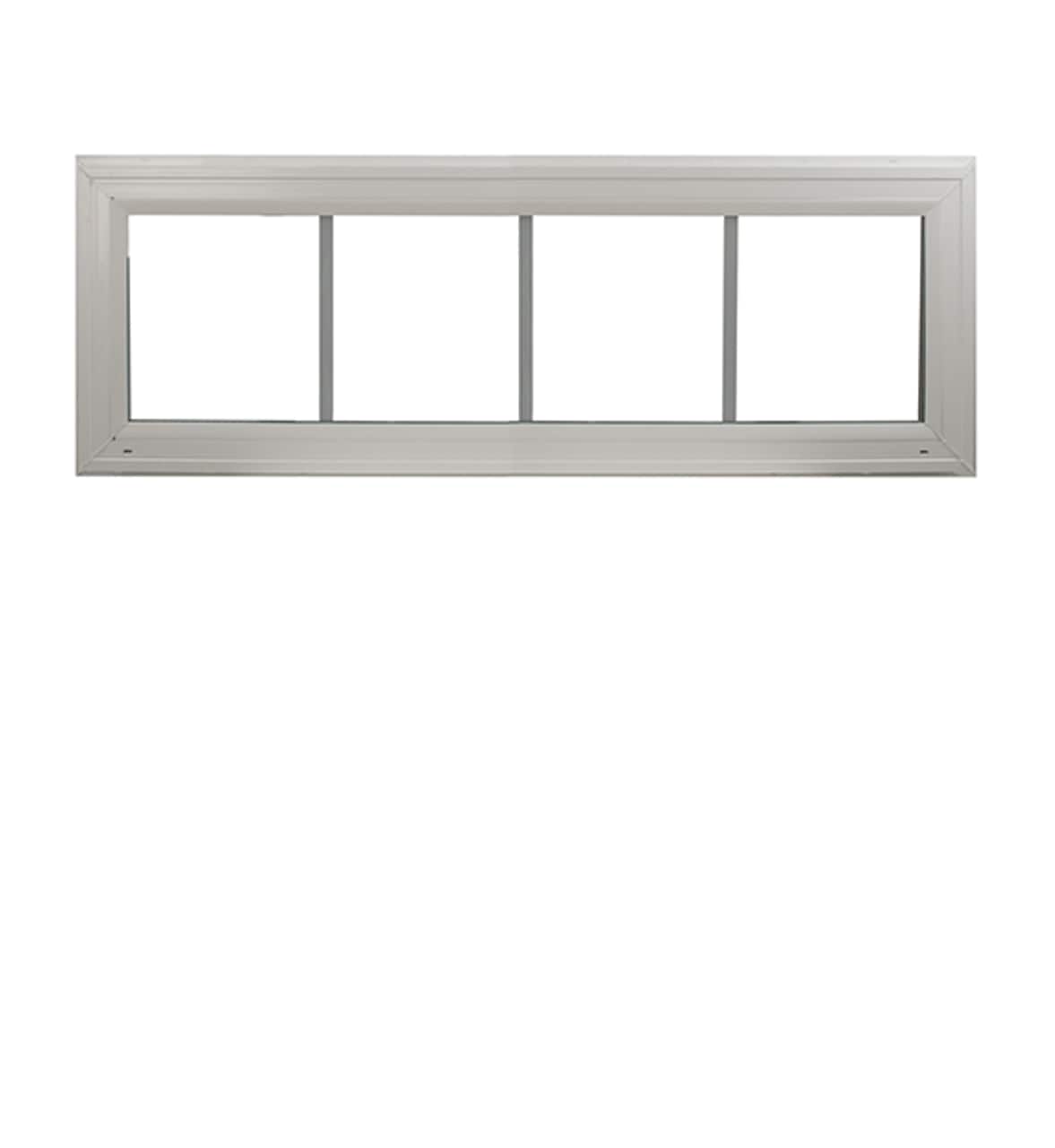 Heritage HPW4812G7DP50JSC4/1 Transom Window White 48-in x 12-in Double Pane with Grids G7 DP Rating 50 W1H1 Standard Glass Clear
