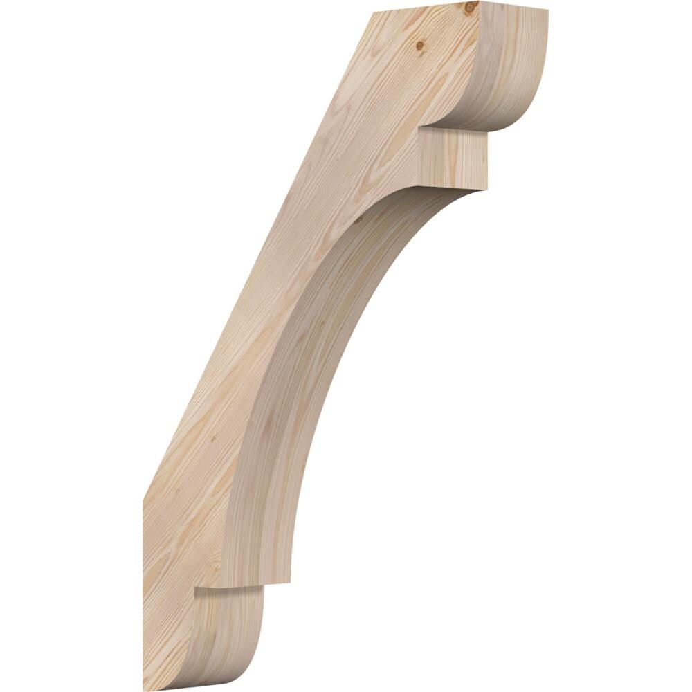 Ekena Millwork BRC06X24X36OLY00SDF 5-1/2-in x 24-in x 36-in Douglas Fir Unfinished Wood Olympic Smooth Knee Brace
