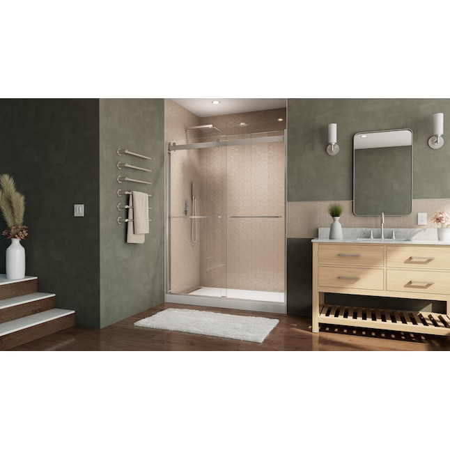 DreamLine Essence-H Brushed Nickel 56-in to 60-in W x 76-in DreamLine Essence-H Brushed Nickel 56-in to 60-in W x 76-in