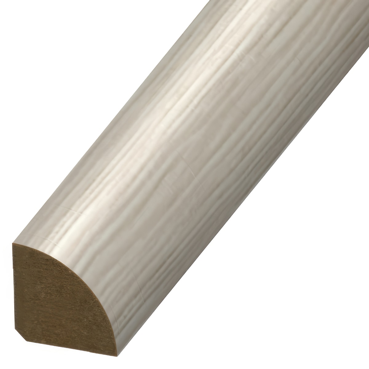 Versatrim MRQR-121546 GlueCore Lucida-GlueCore-Grigio 0.75-in T x 0.75-in W x 94-in L Laminate wood Quarter round