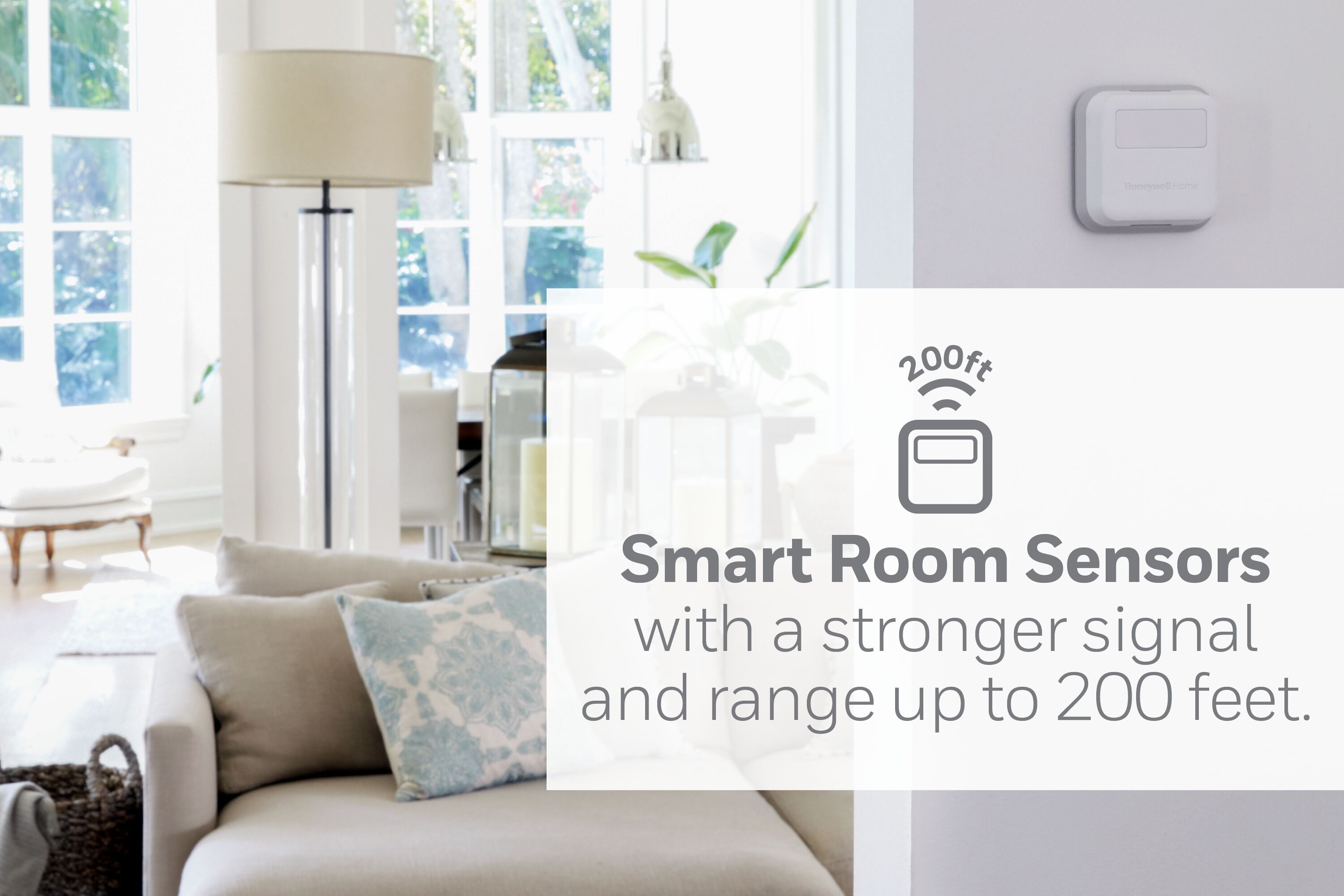 Honeywell Home Smart Room Sensor 2-Pack White