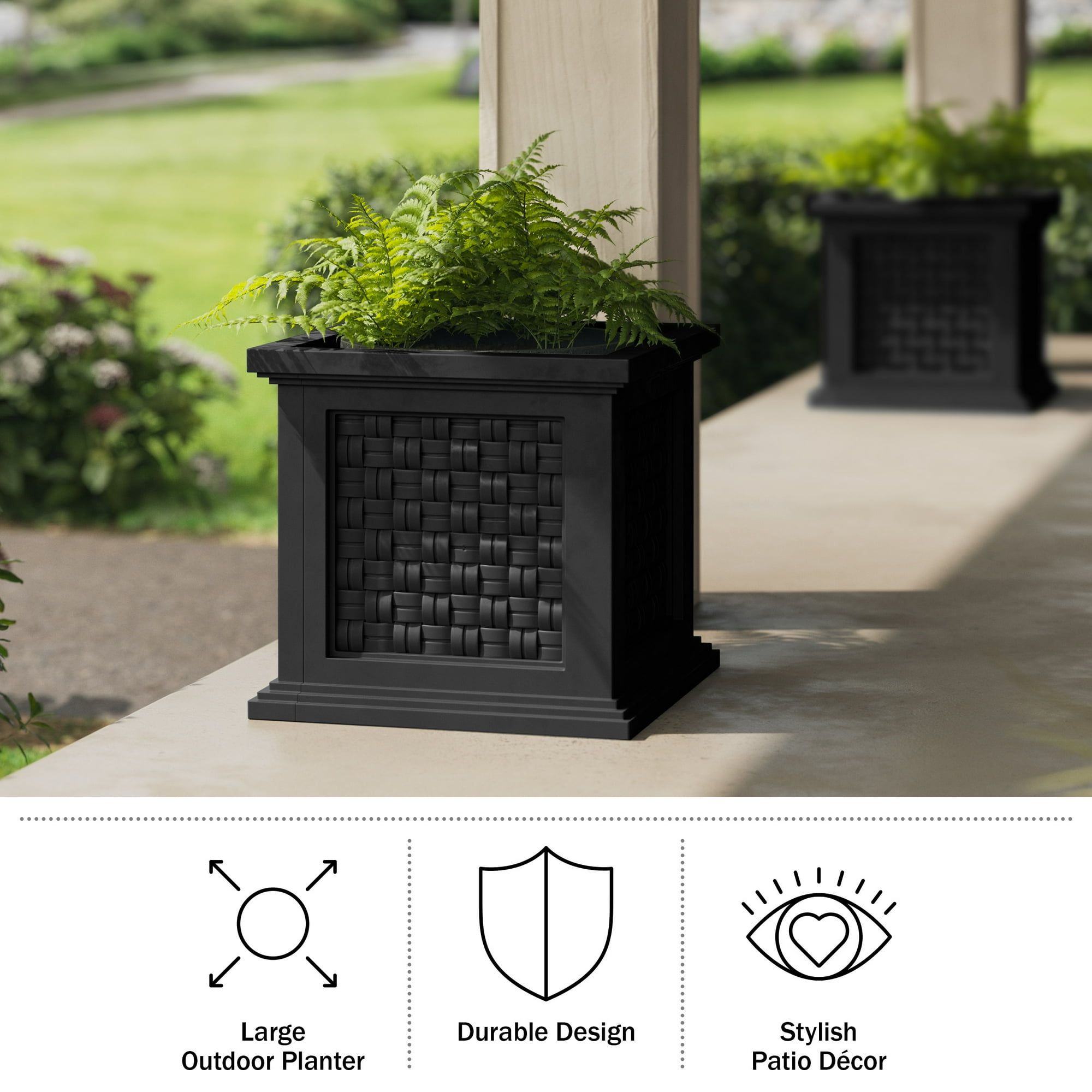 JUSHUA PQ-7HD18V Planter-Window-Box - View #3