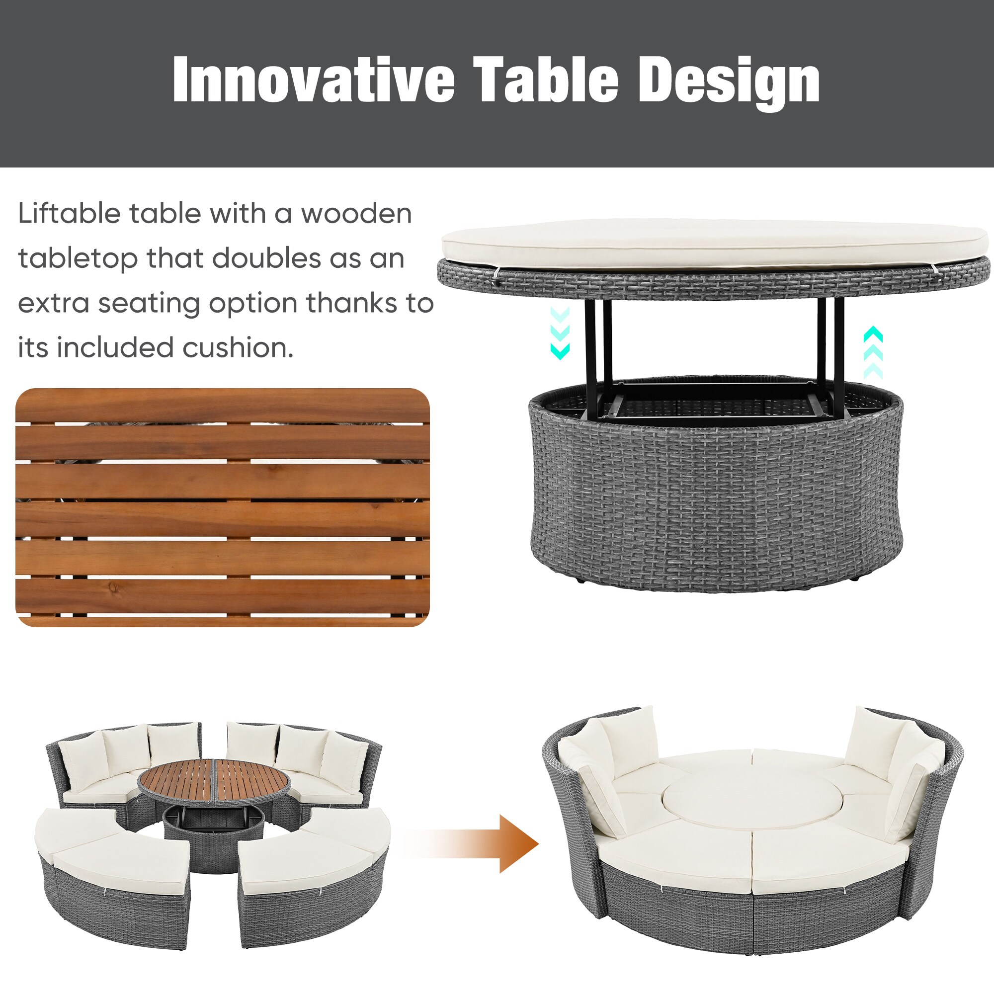 Mondawe OR-SH-036AAA-TM Patio-Sofas-Daybeds - View #11