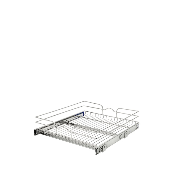 Rev-A-Shelf Single-Tier Pull-Out Baskets 20.5-in W x 6-in H 1-Tier Cabinet-mount  Metal Soft Close Pull-out Sliding Basket Kit in the Cabinet Organizers  department at