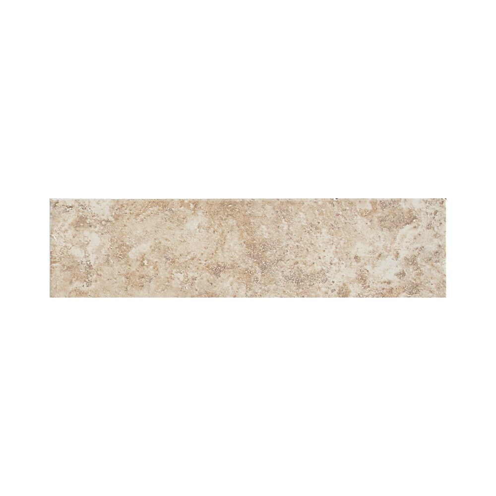 American Olean Belmar Cashmere Ceramic Bullnose Tile (3-in x 12-in) at ...