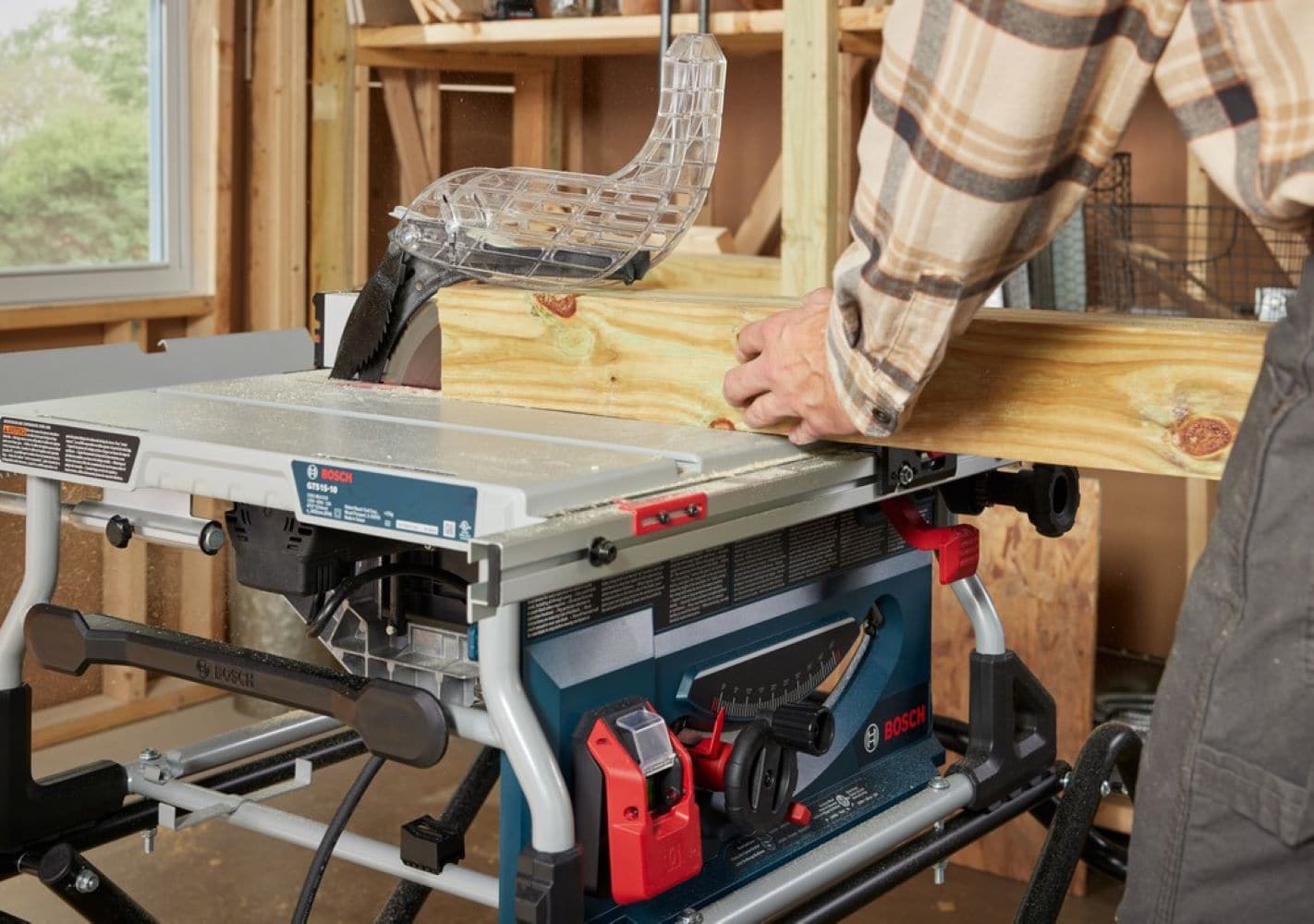 Bosch 10 in 15 Amp Portable Jobsite Table Saw with Foldable