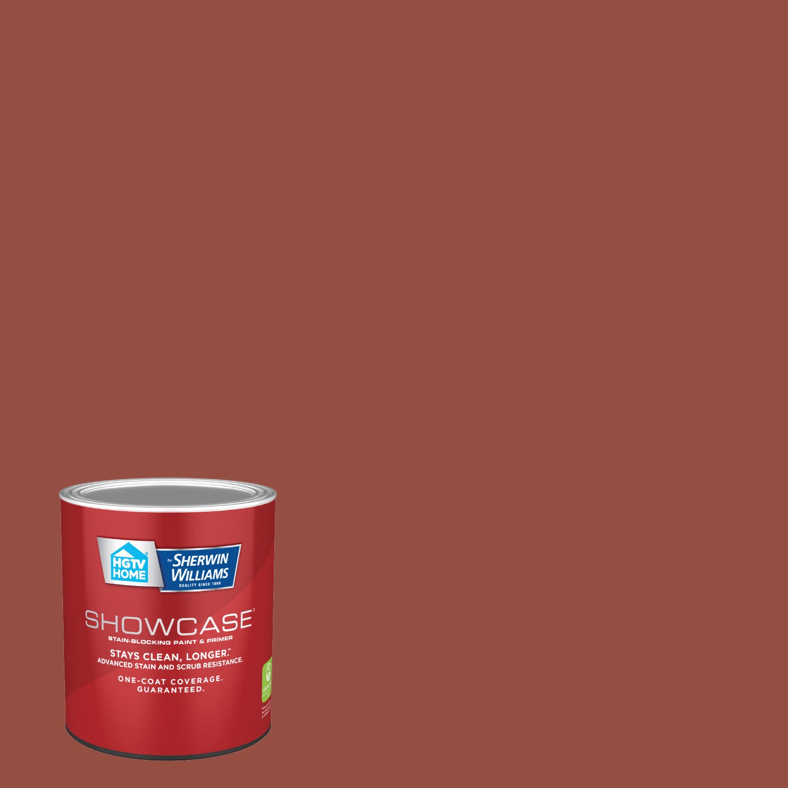 HGTV HOME by Sherwin-Williams 2011-7-935221 Showcase Eggshell Russet Red 2011-7 Acrylic Interior Paint Paint + Primer ( 1-quart )