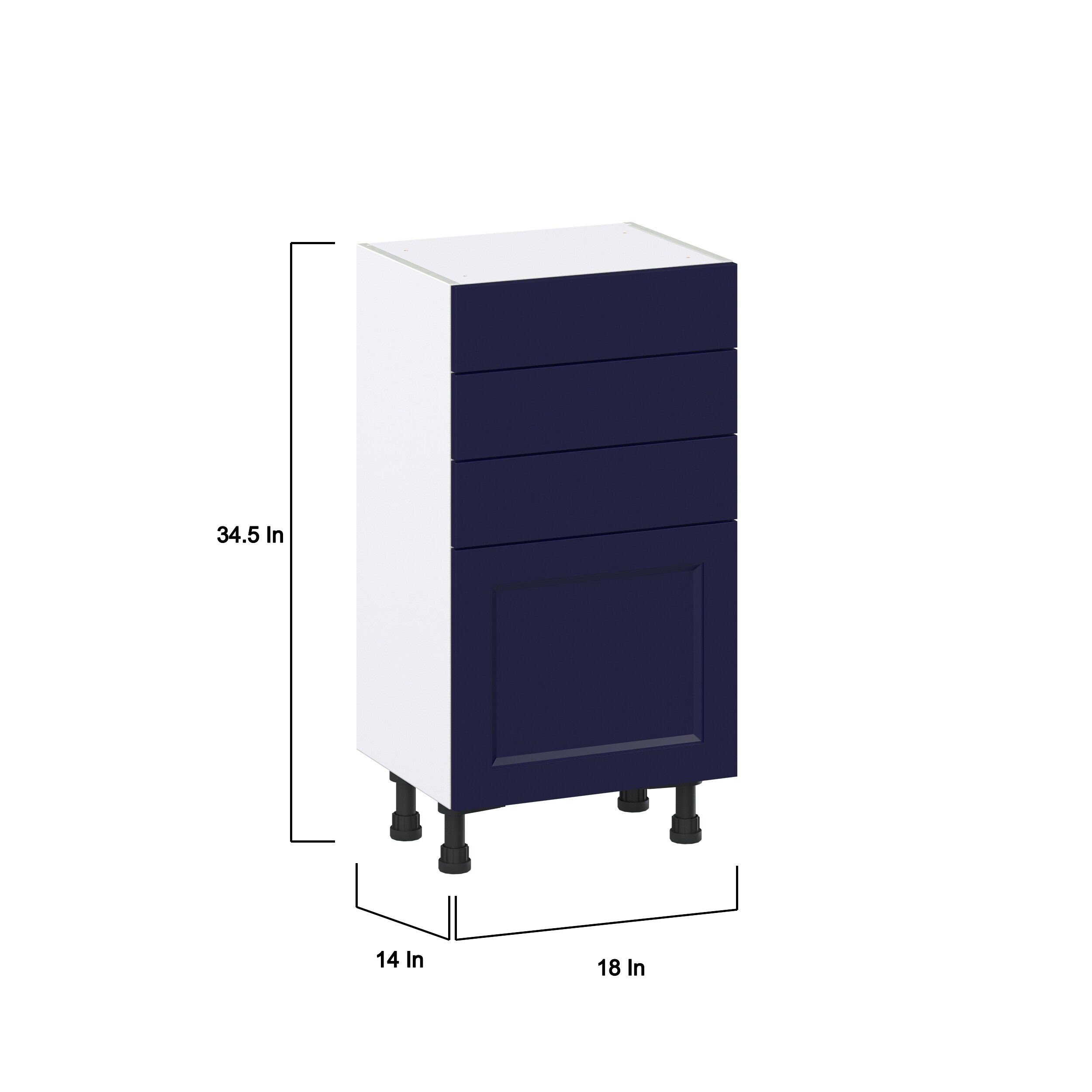 Hugo&Borg DSB1814C(L/R)-LO Cabinets-Kitchen - View #4