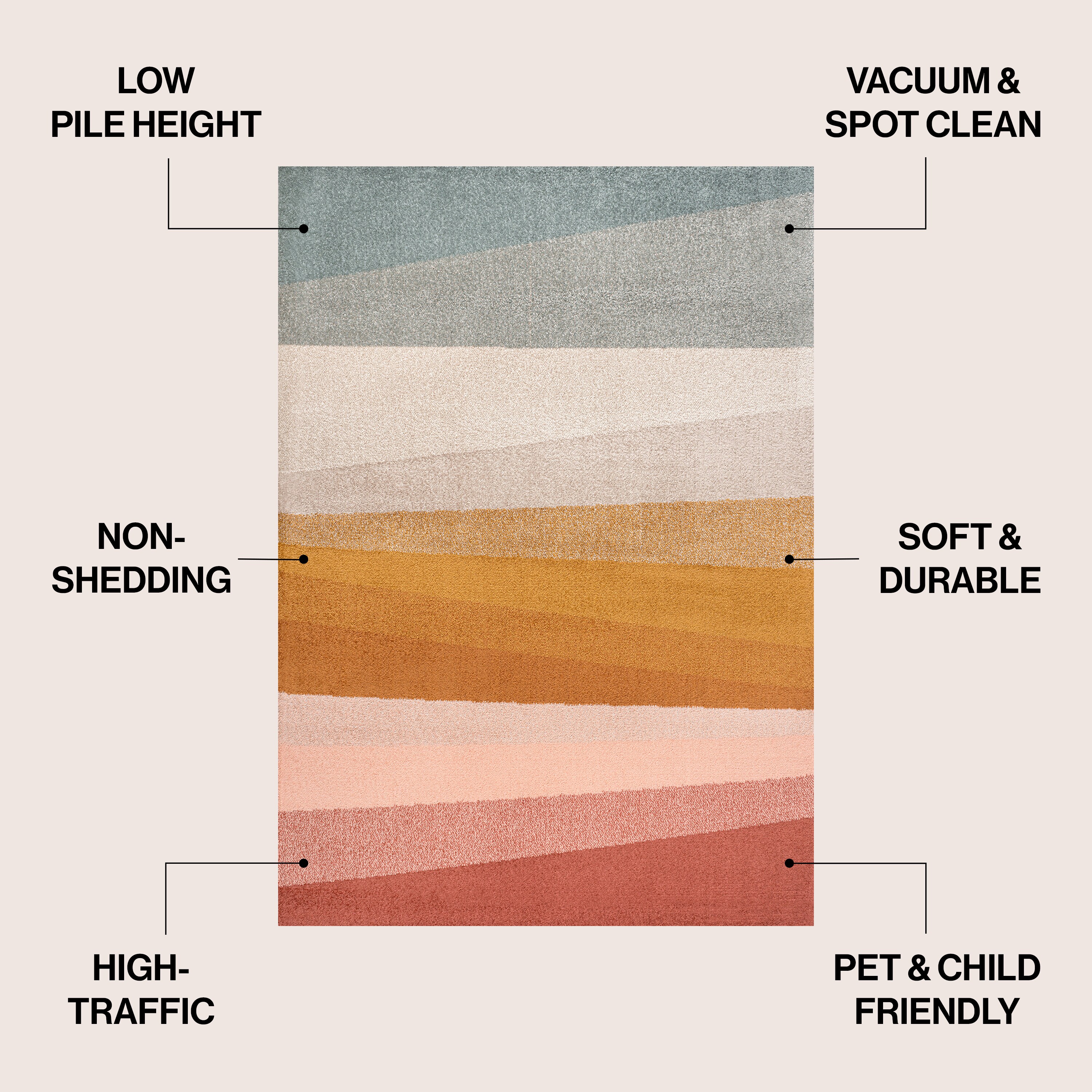 JONATHAN  Y DZC101B-5 rugs - View #3