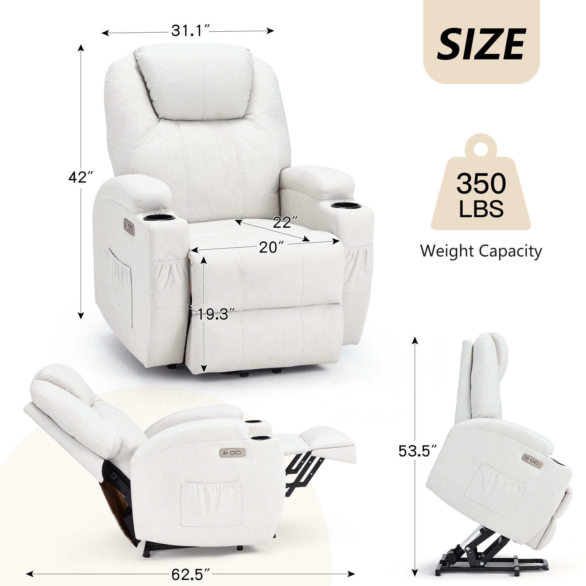 AECOJOY 13037BG-LS01 recliners - View #2