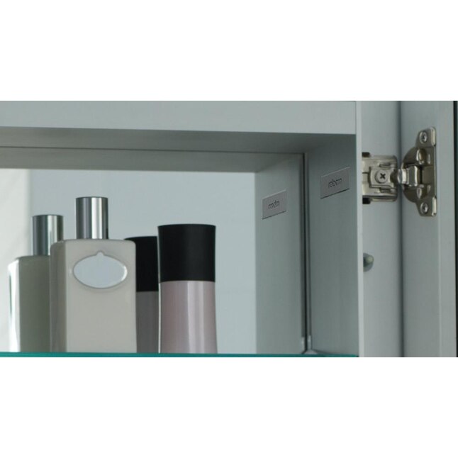 Robern R3 16-in x 26.125-in Rectangle Surface Mirrored Medicine Cabinet Robern R3 16-in x 26.125-in Rectangle Surface Mirrored Medicine Cabinet