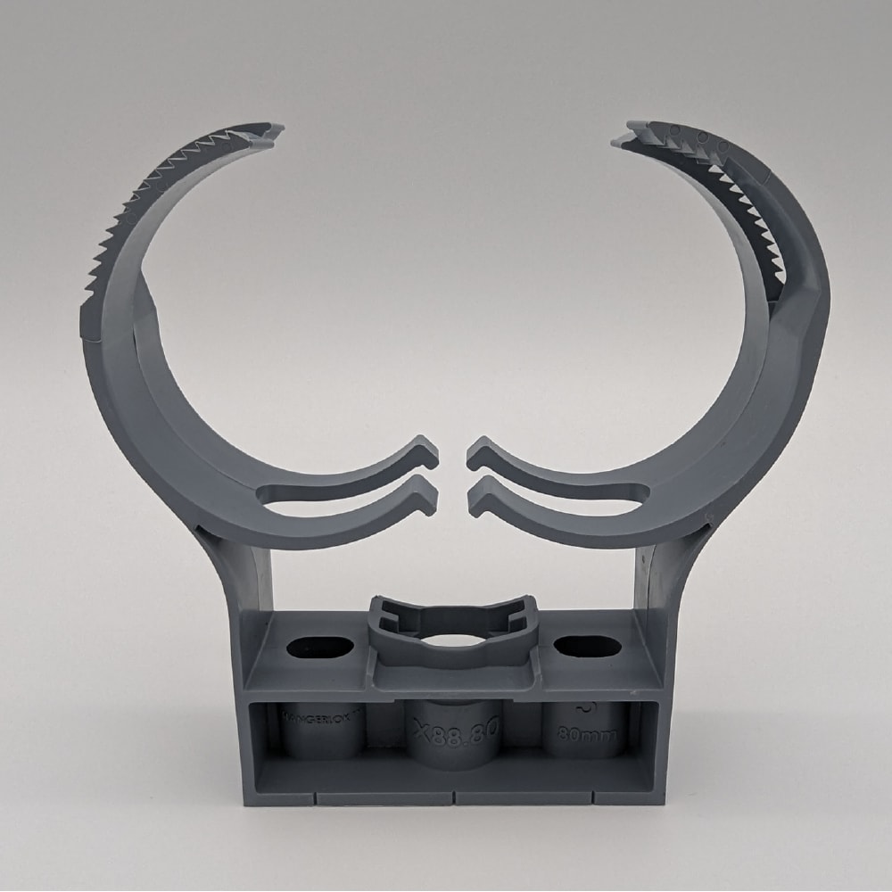 HangerLok H88.80-LOK 25 -Pack 3-in to 3-in dia Plastic Standard pipe clamp