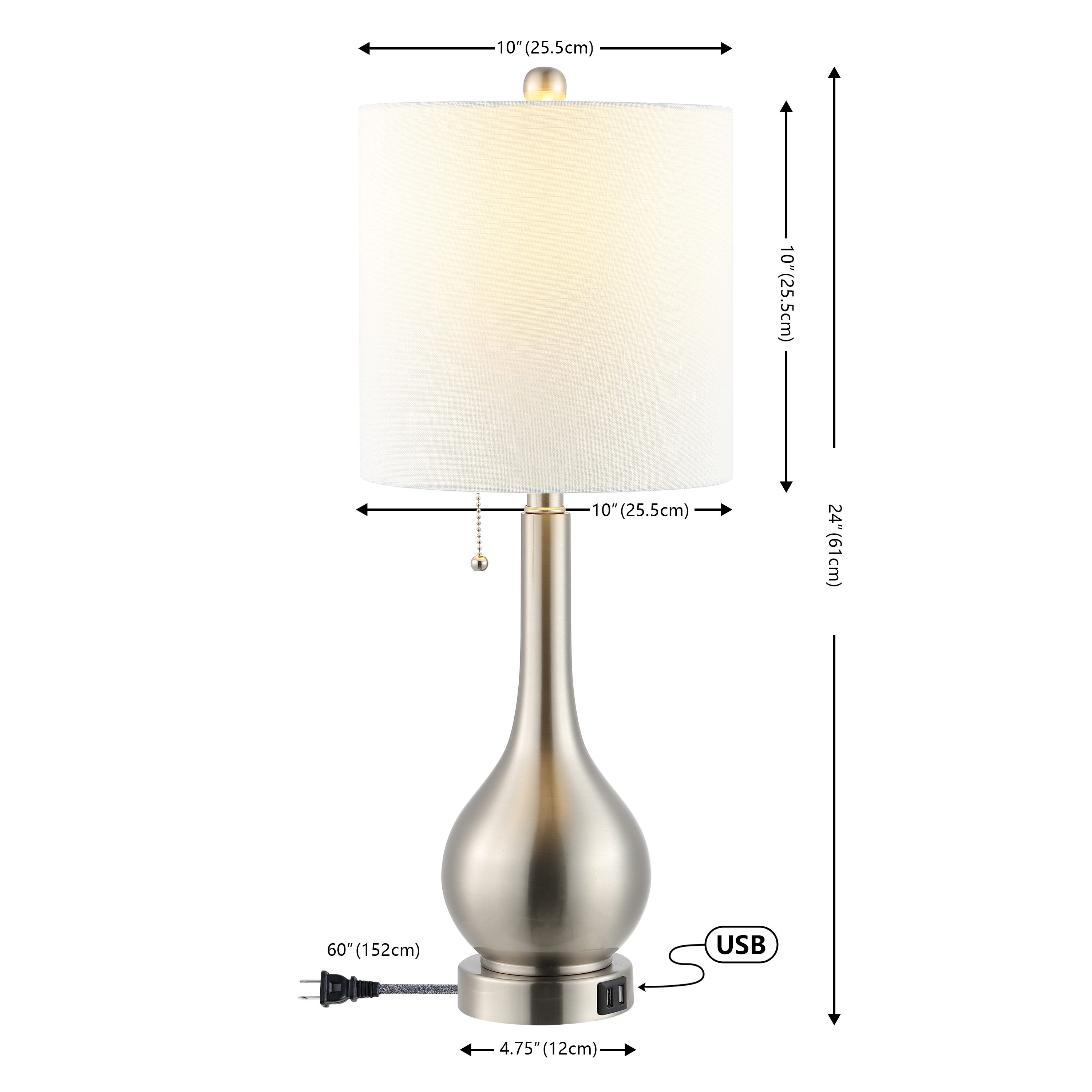 JONATHAN  Y JYL1127B-SET2 Table-Lamps - View #4