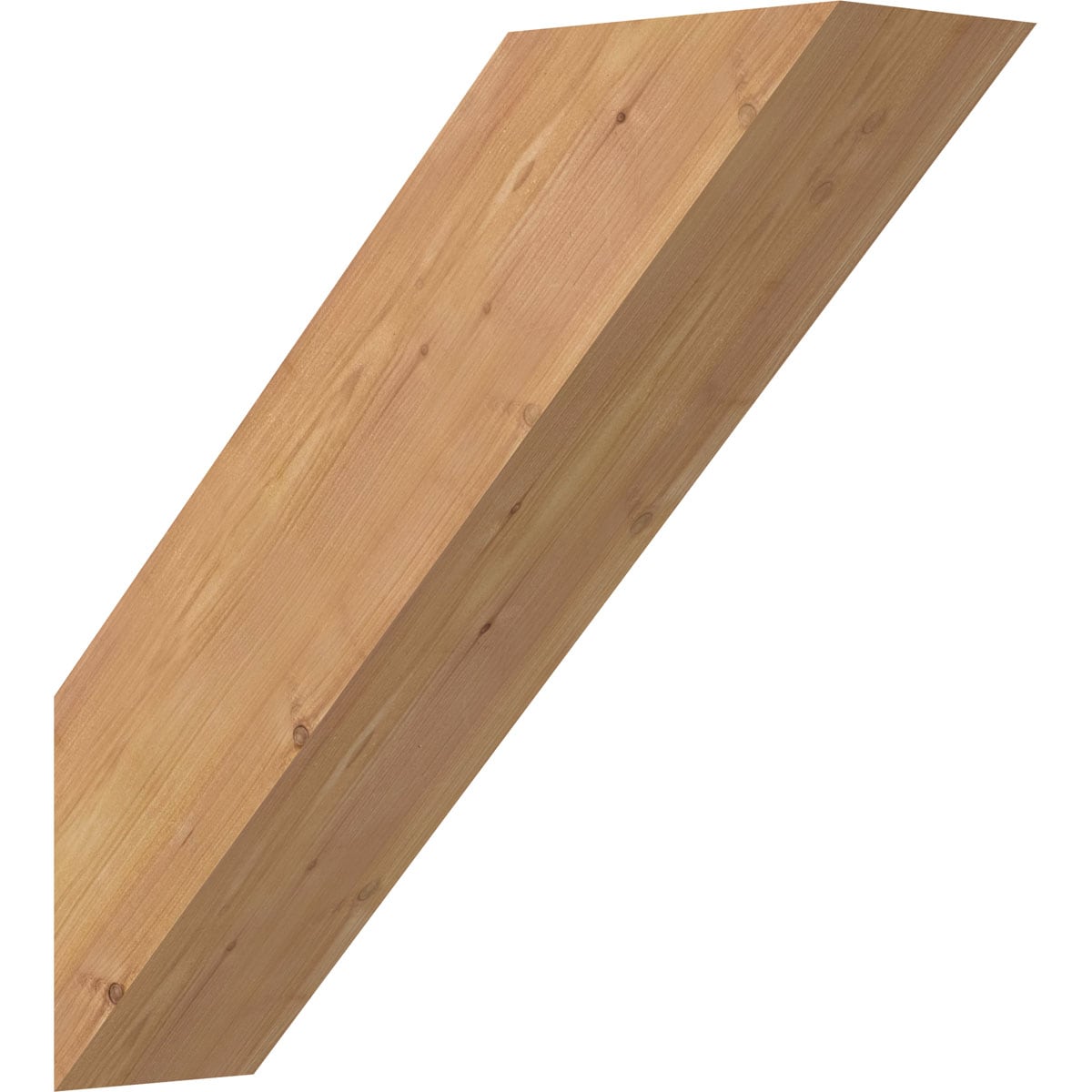 Ekena Millwork BRC06X20X20TRA00SWR 5-1/2-in x 20-in x 20-in Western Red Cedar Unfinished Wood Traditional Smooth Knee Brace