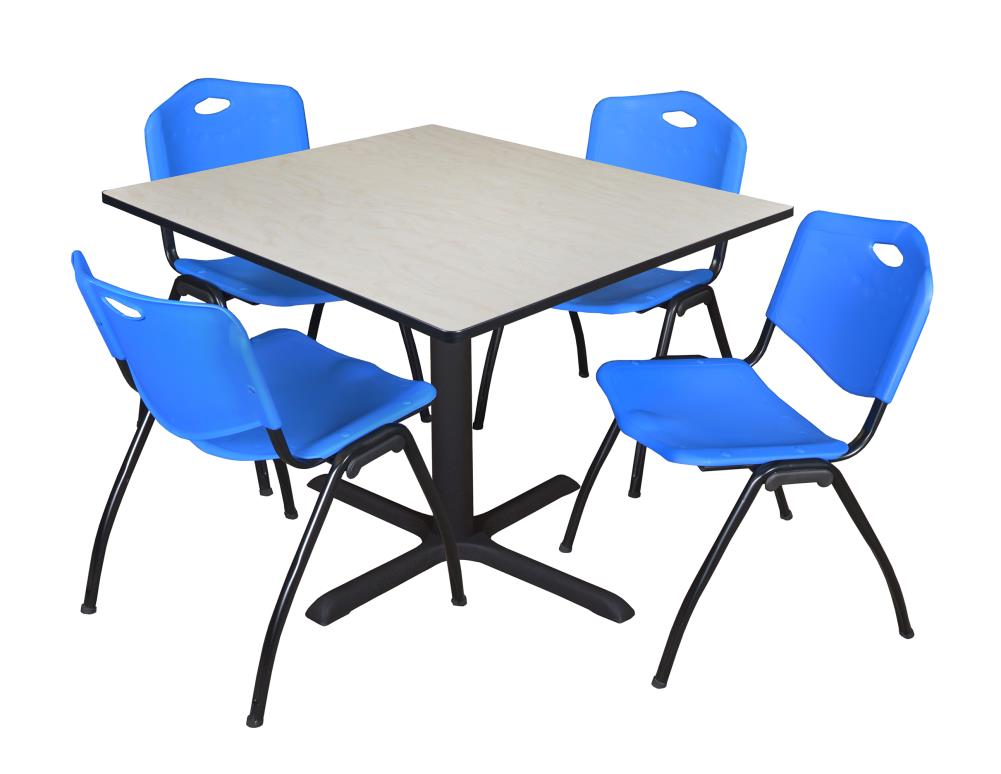 Regency TB4848PL47BE Breakroom Off-white 4-Person Training Table (48-in W x 29-in H)